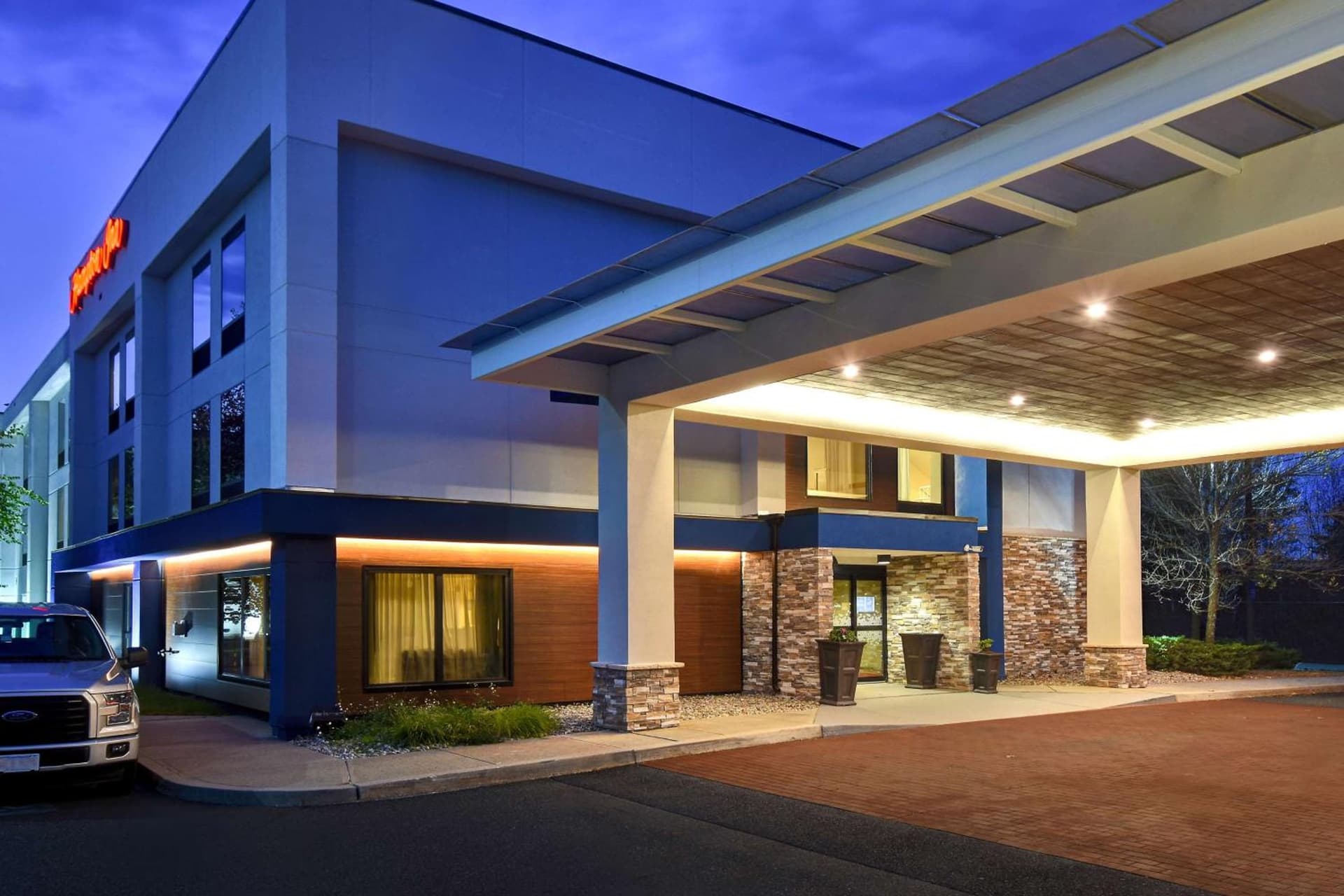 Hampton Inn White River Junction featured exterior or lobby in White River Junction, VT — similar hotel