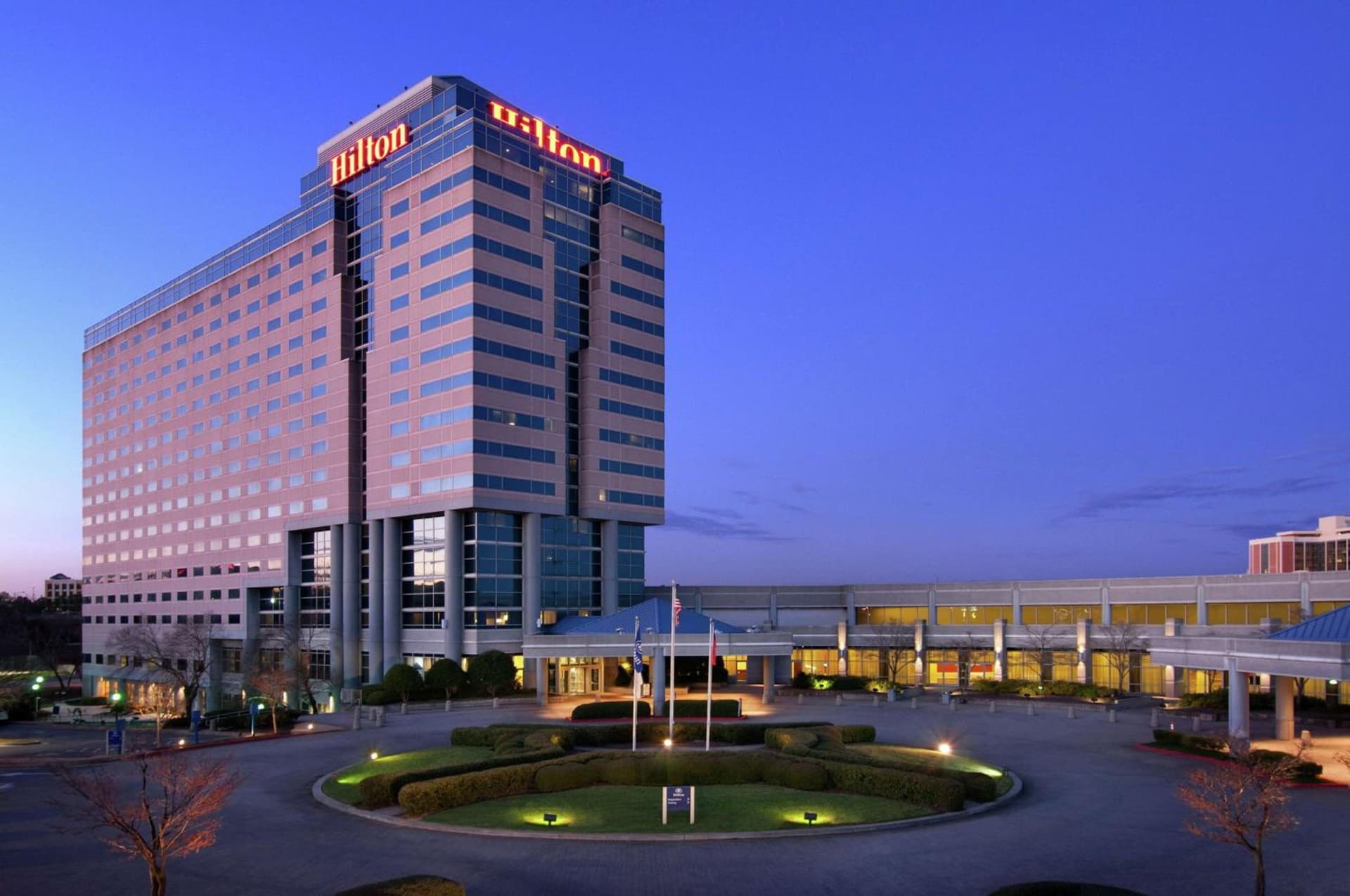 Hilton Atlanta Airport exterior or lobby in Atlanta, GA — main listing photo