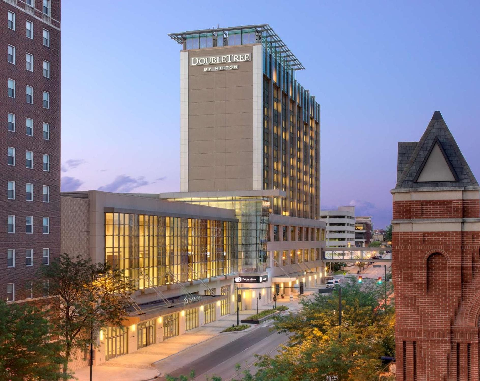 DoubleTree by Hilton Hotel Cedar Rapids Convention Complex property views in Cedar Rapids, IA — gallery photo 3
