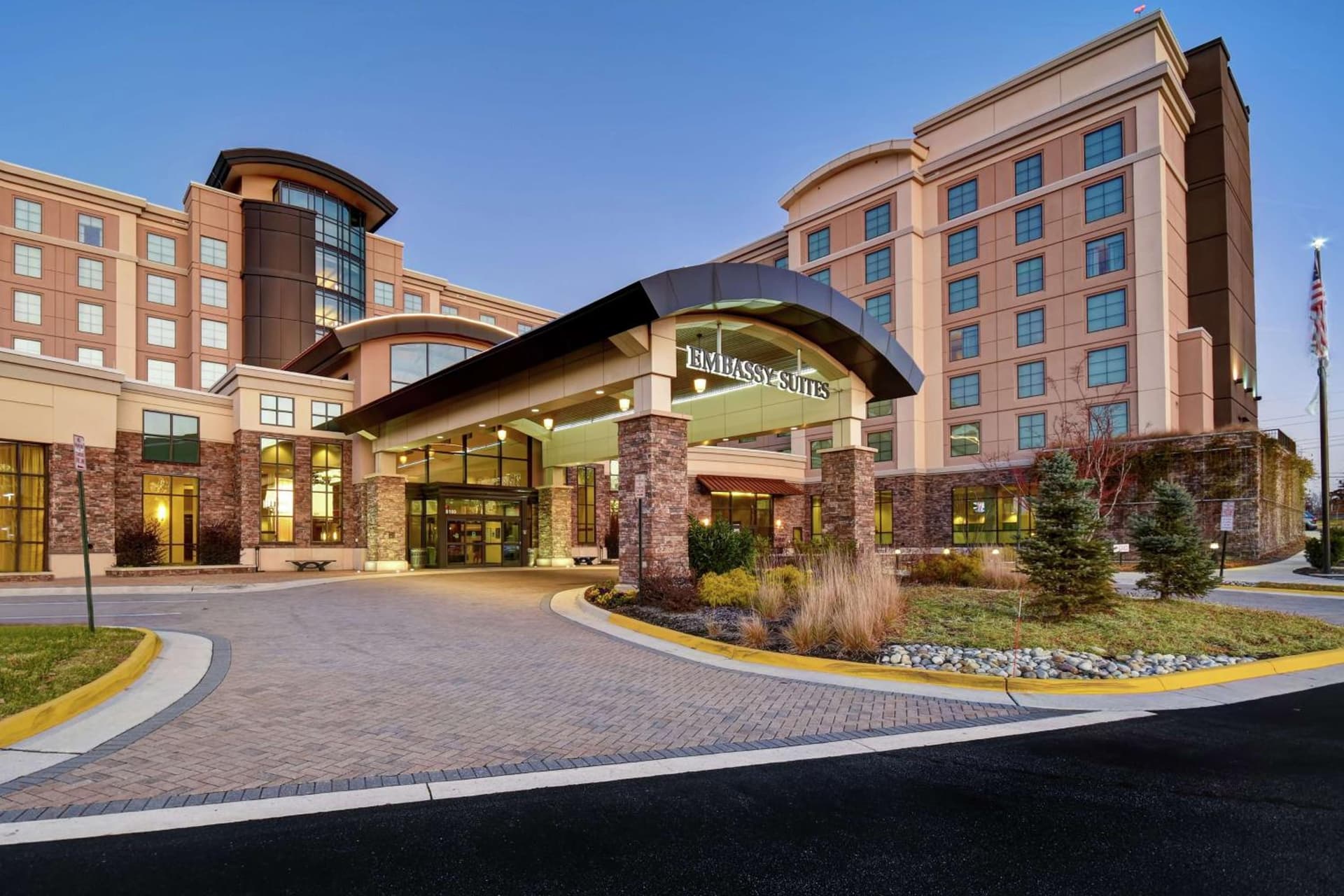 Embassy Suites Springfield featured exterior or lobby in Springfield, VA — similar hotel
