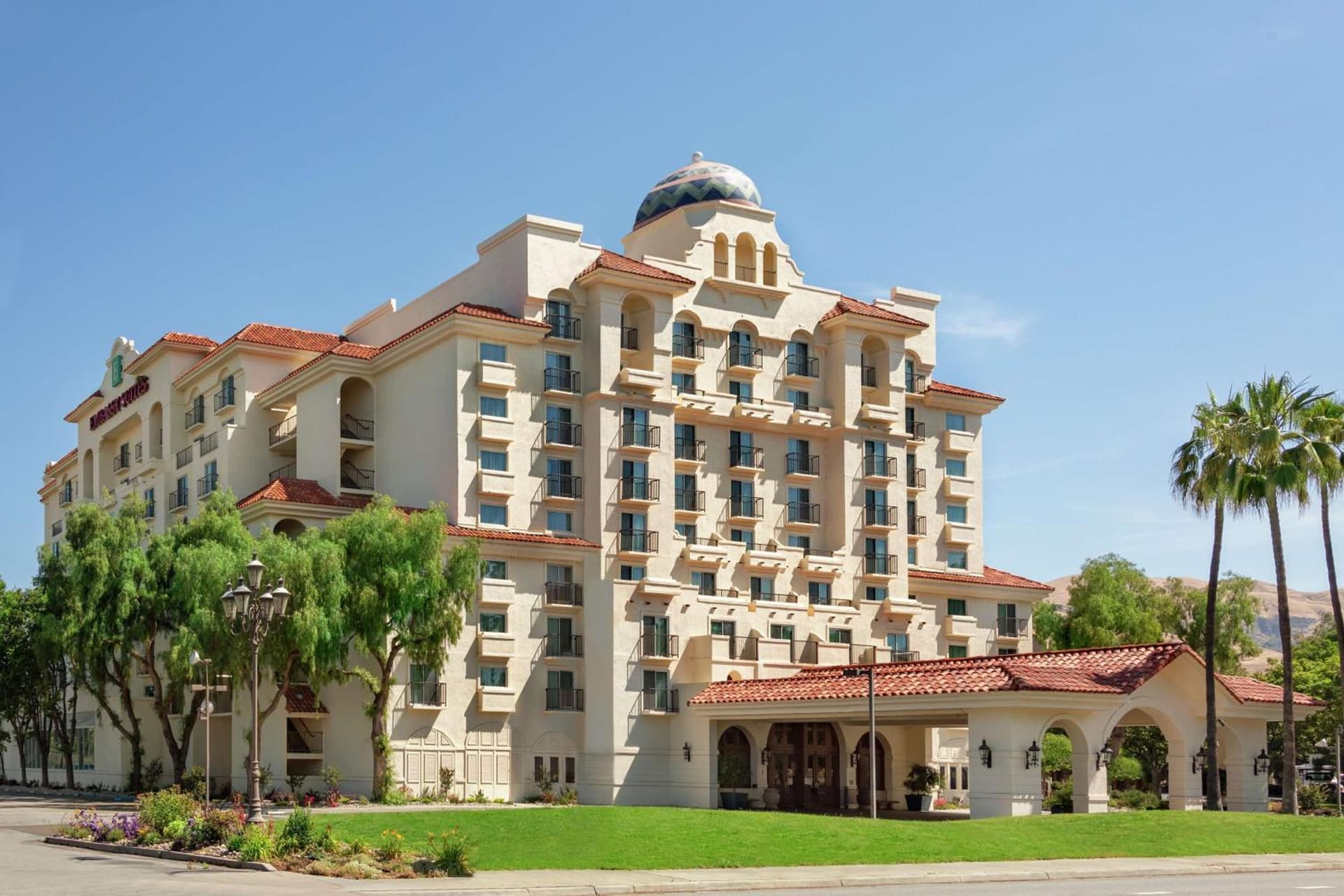 Embassy Suites by Hilton Milpitas Silicon Valley featured exterior or lobby in Milpitas, CA — similar hotel