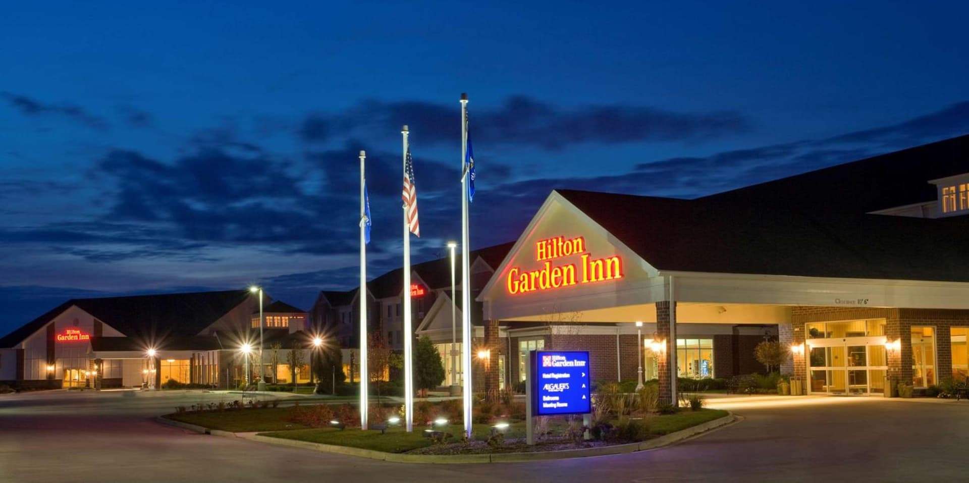 Hilton Garden Inn Milwaukee Northwest Conference Center featured exterior or lobby in Milwaukee, WI — similar hotel