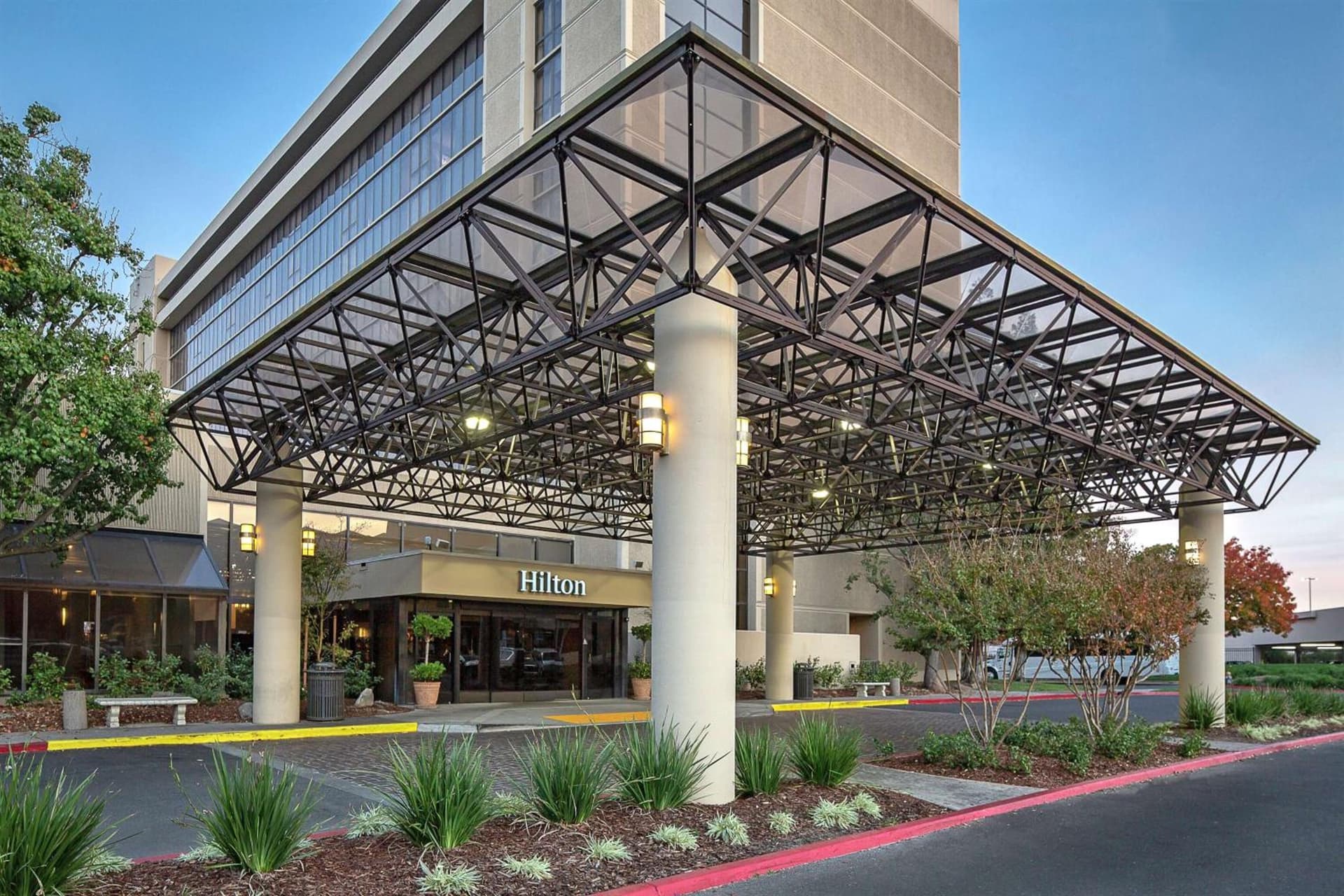 Hilton Sacramento Arden West exterior or lobby in Sacramento, CA — main listing photo