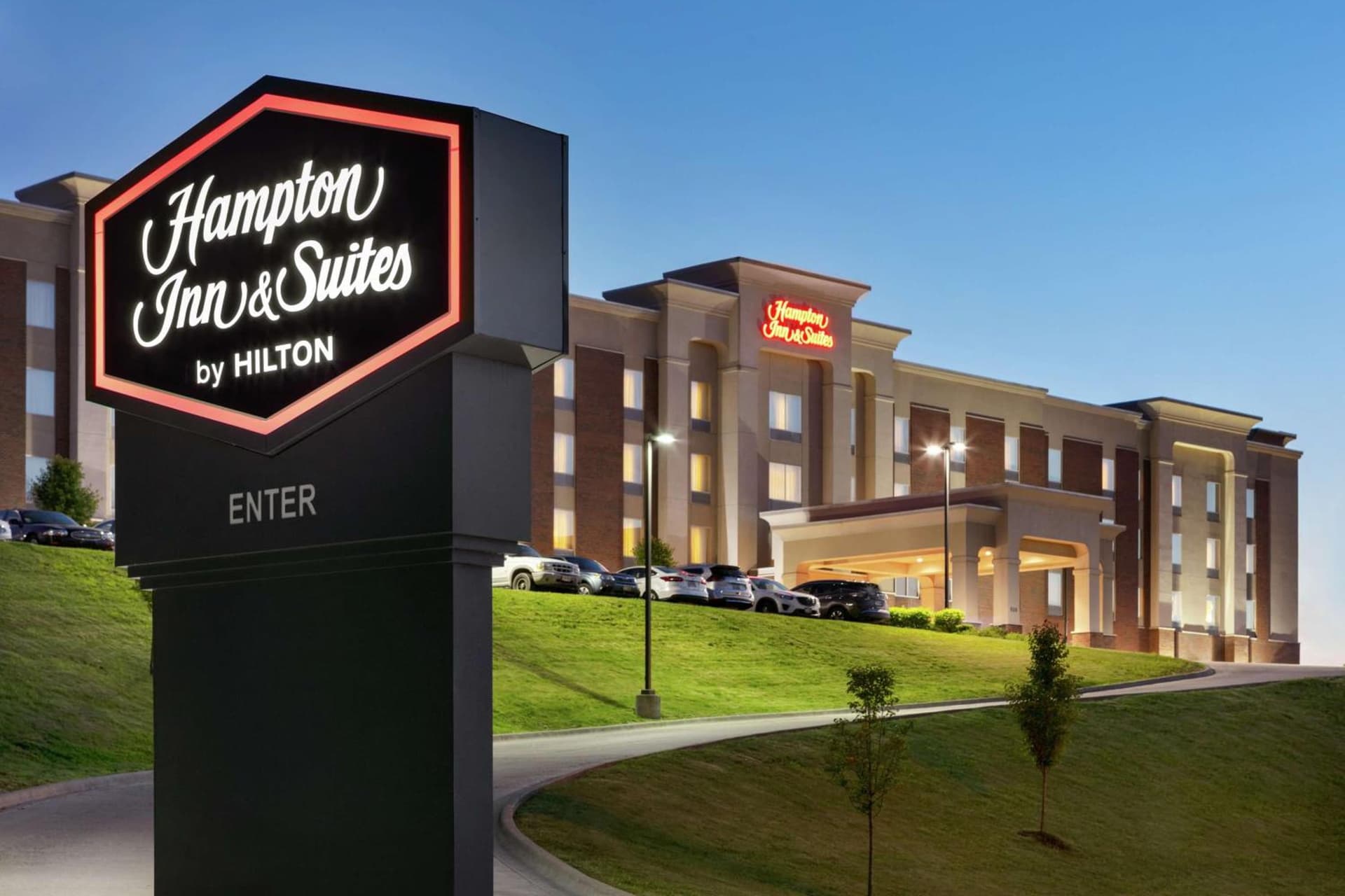 Hampton Inn and Suites Parkersburg Downtown featured exterior or lobby in Parkersburg, WV — similar hotel