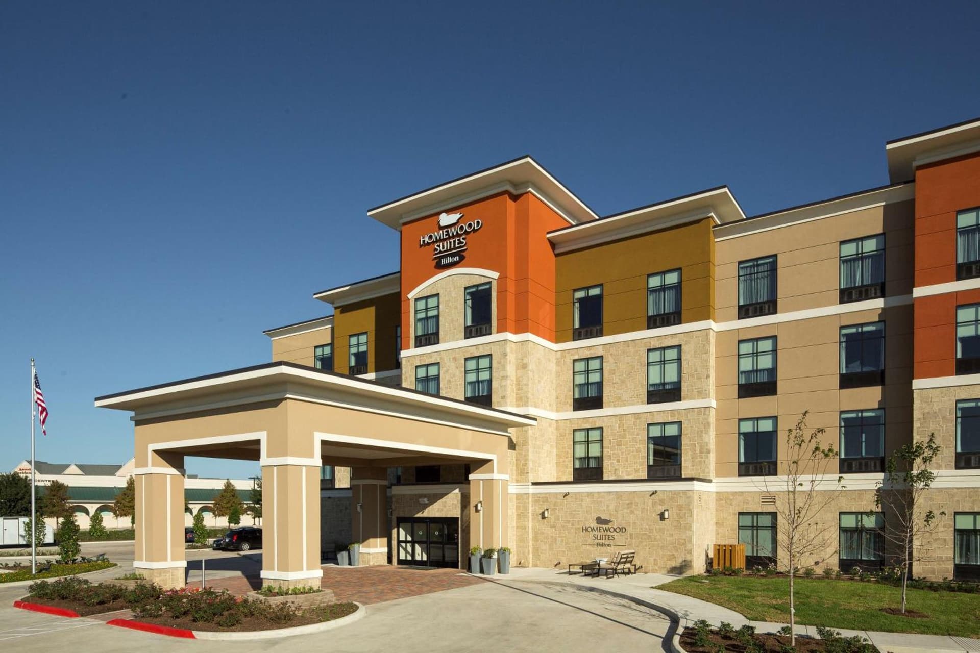 Homewood Suites by Hilton Houston/Katy Mills Mall featured exterior or lobby in Katy, TX — similar hotel