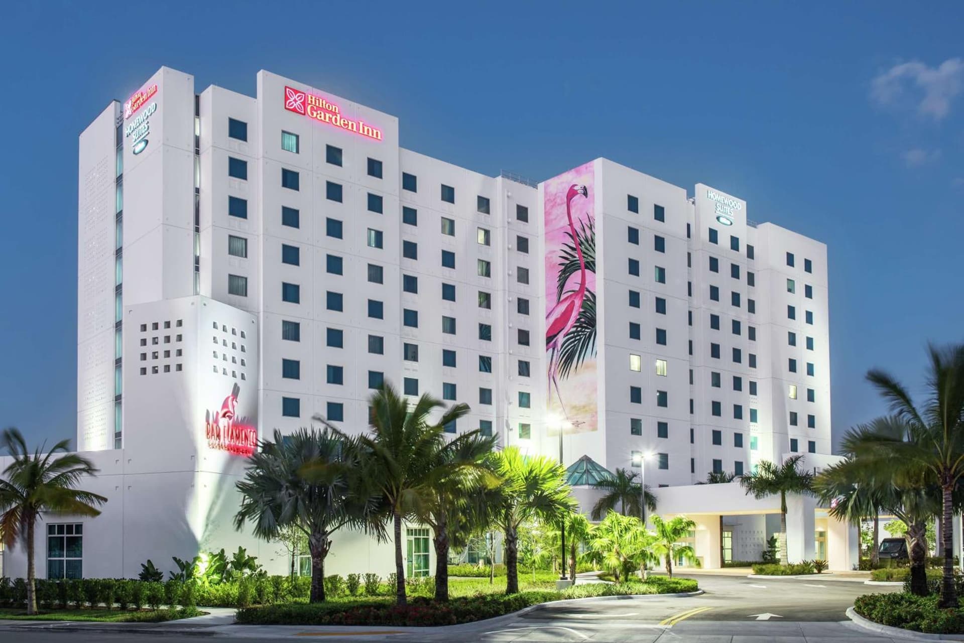 Hilton Garden Inn Miami Dolphin Mall exterior or lobby in Miami, FL — main listing photo