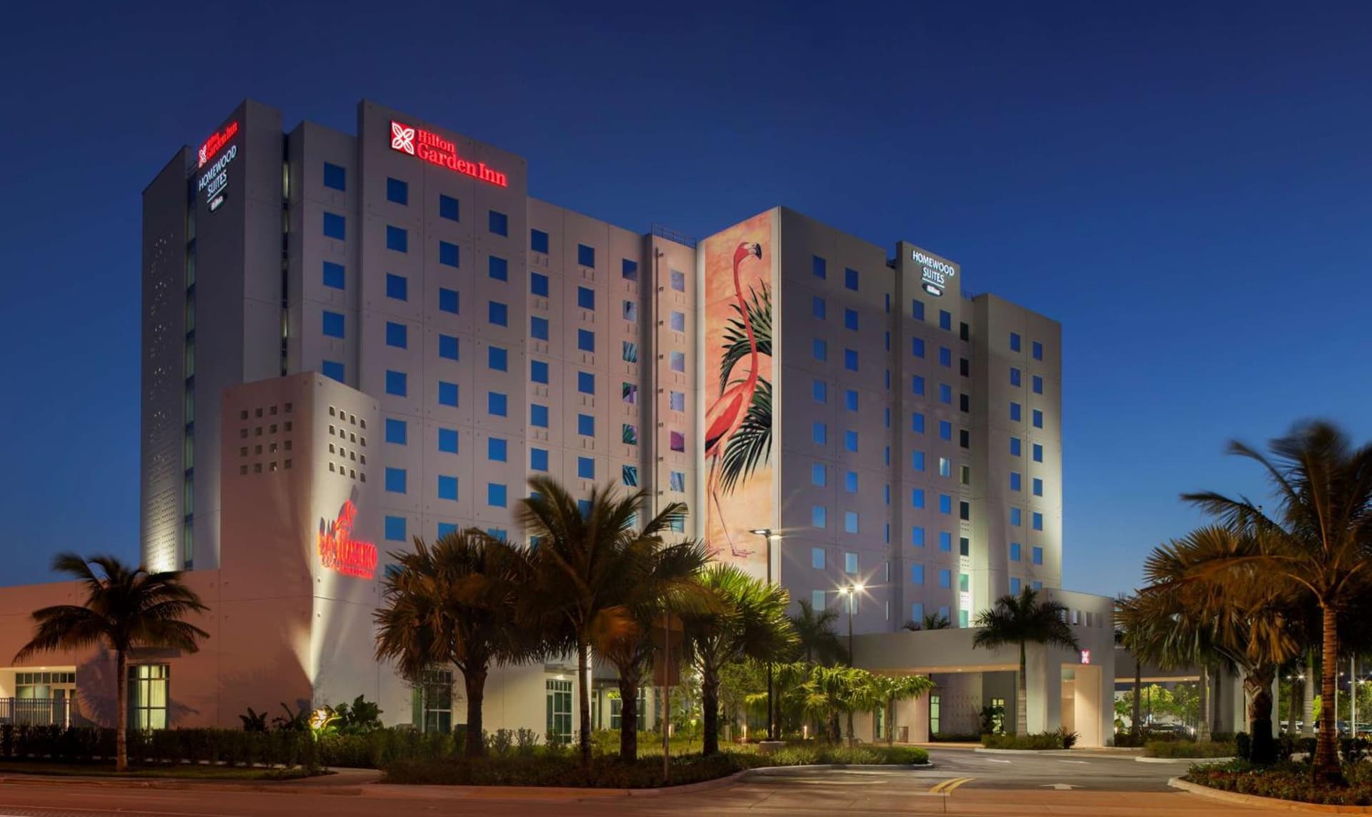 Homewood Suites by Hilton Miami Dolphin Mall exterior or lobby in Miami, FL — main listing photo