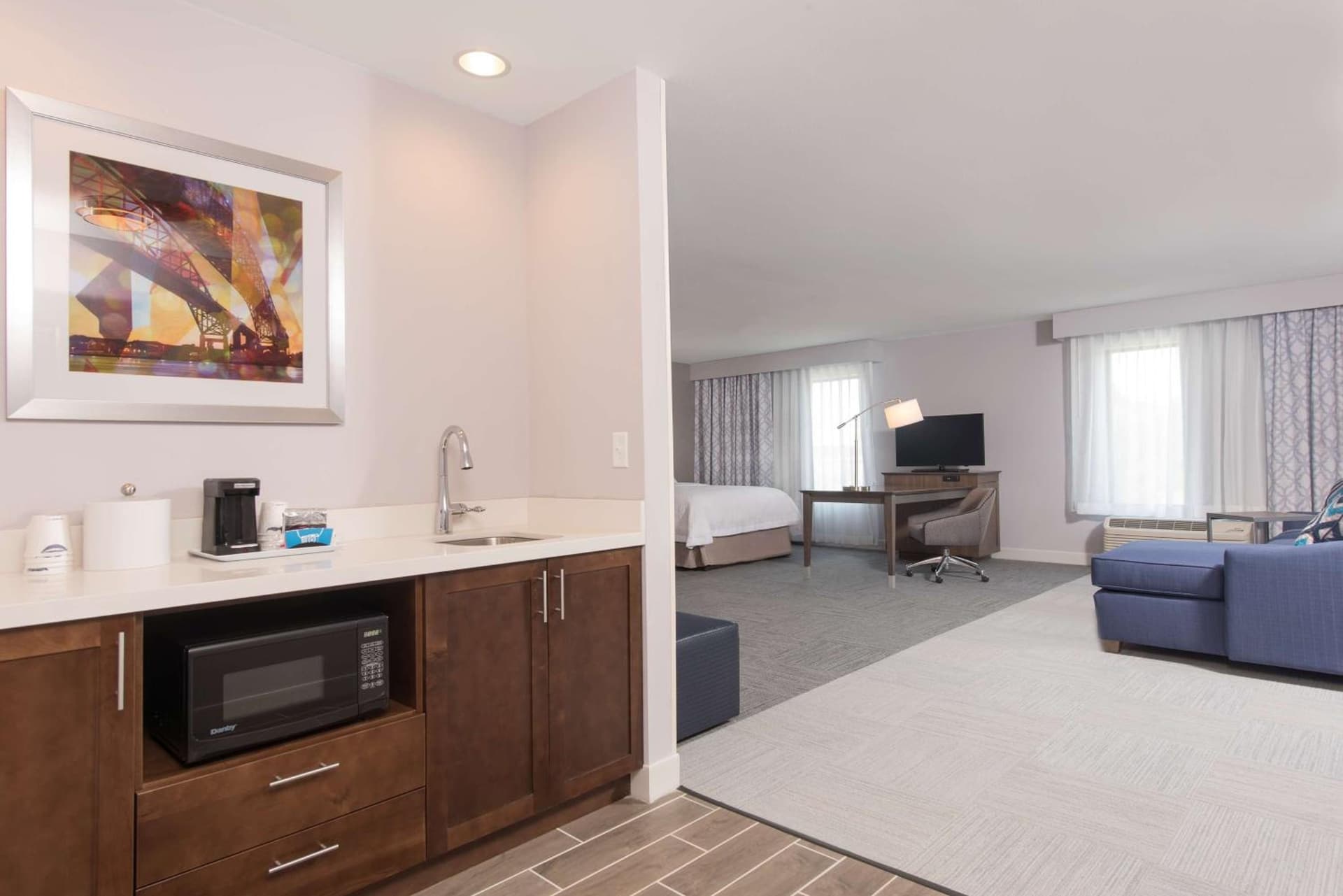 Hampton Inn and Suites Michigan City interior in Michigan City, IN — gallery photo 2