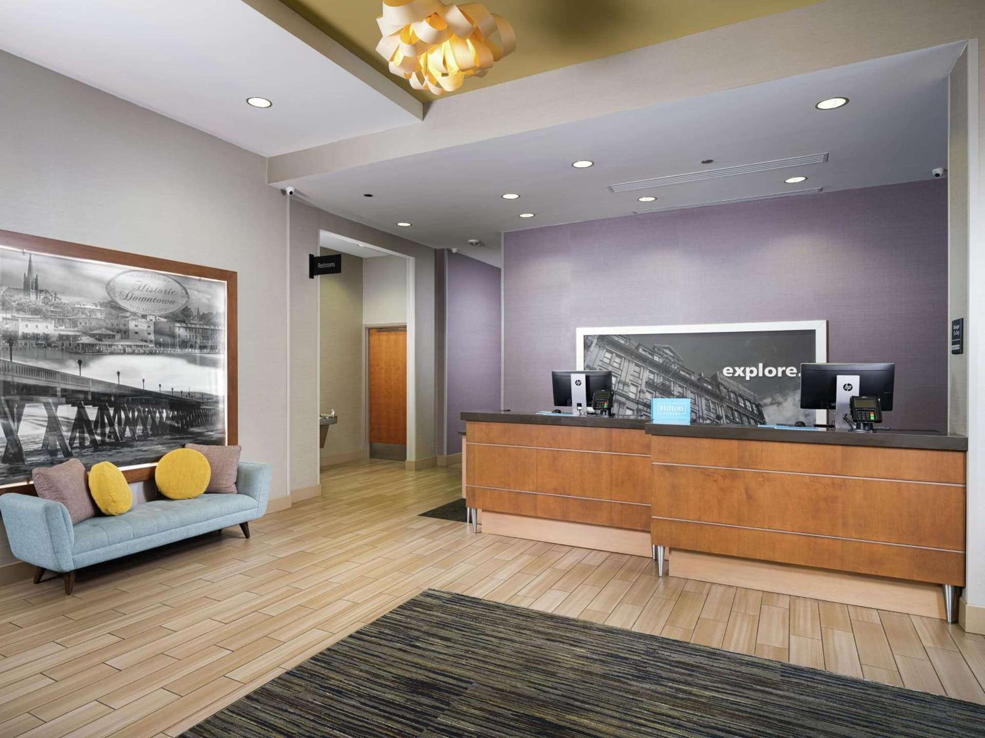 Hampton Inn Wilmington Downtown interior in Wilmington, NC — gallery photo 2