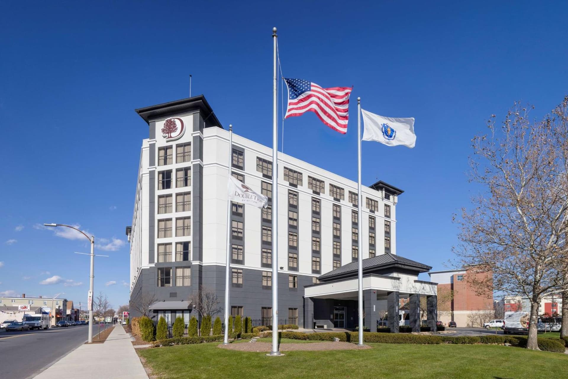 DoubleTree by Hilton Boston Logan Airport Chelsea featured exterior or lobby in Chelsea, MA — similar hotel