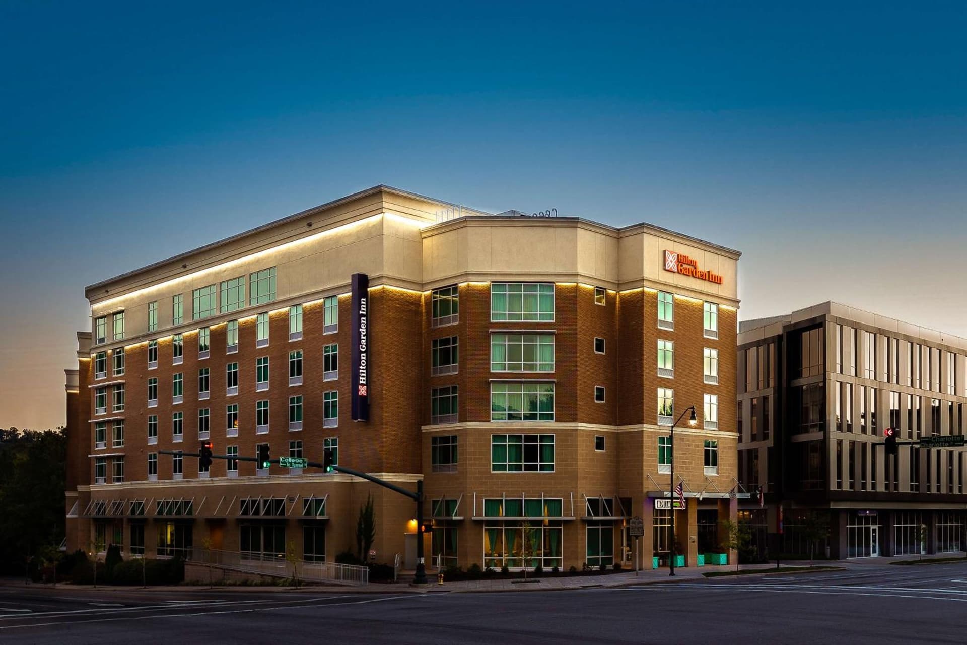 Hilton Garden Inn Asheville Downtown featured exterior or lobby in Asheville, NC — similar hotel