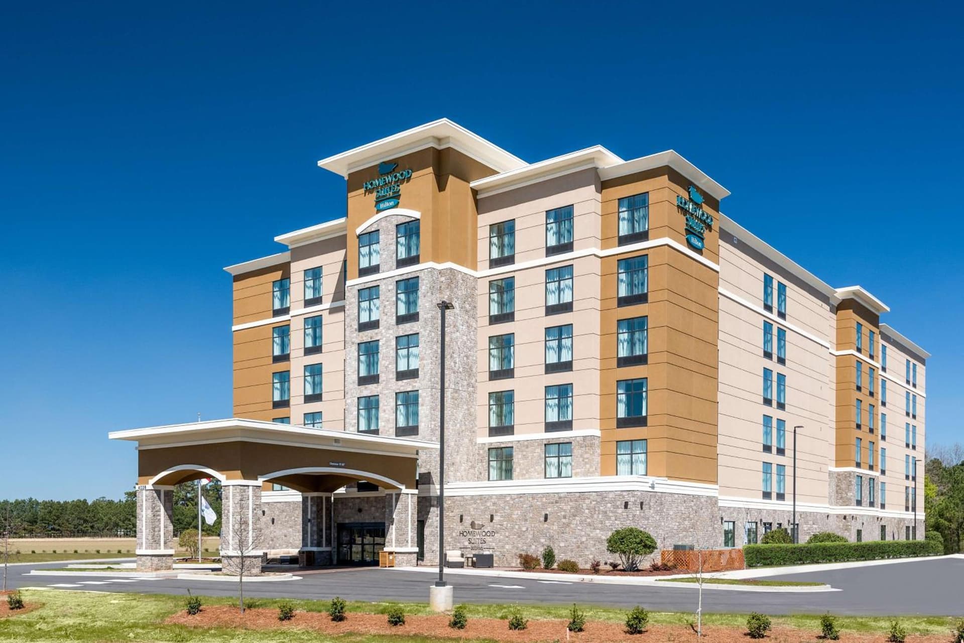 Homewood Suites By Hilton Fayetteville featured exterior or lobby in Fayetteville, NC — similar hotel