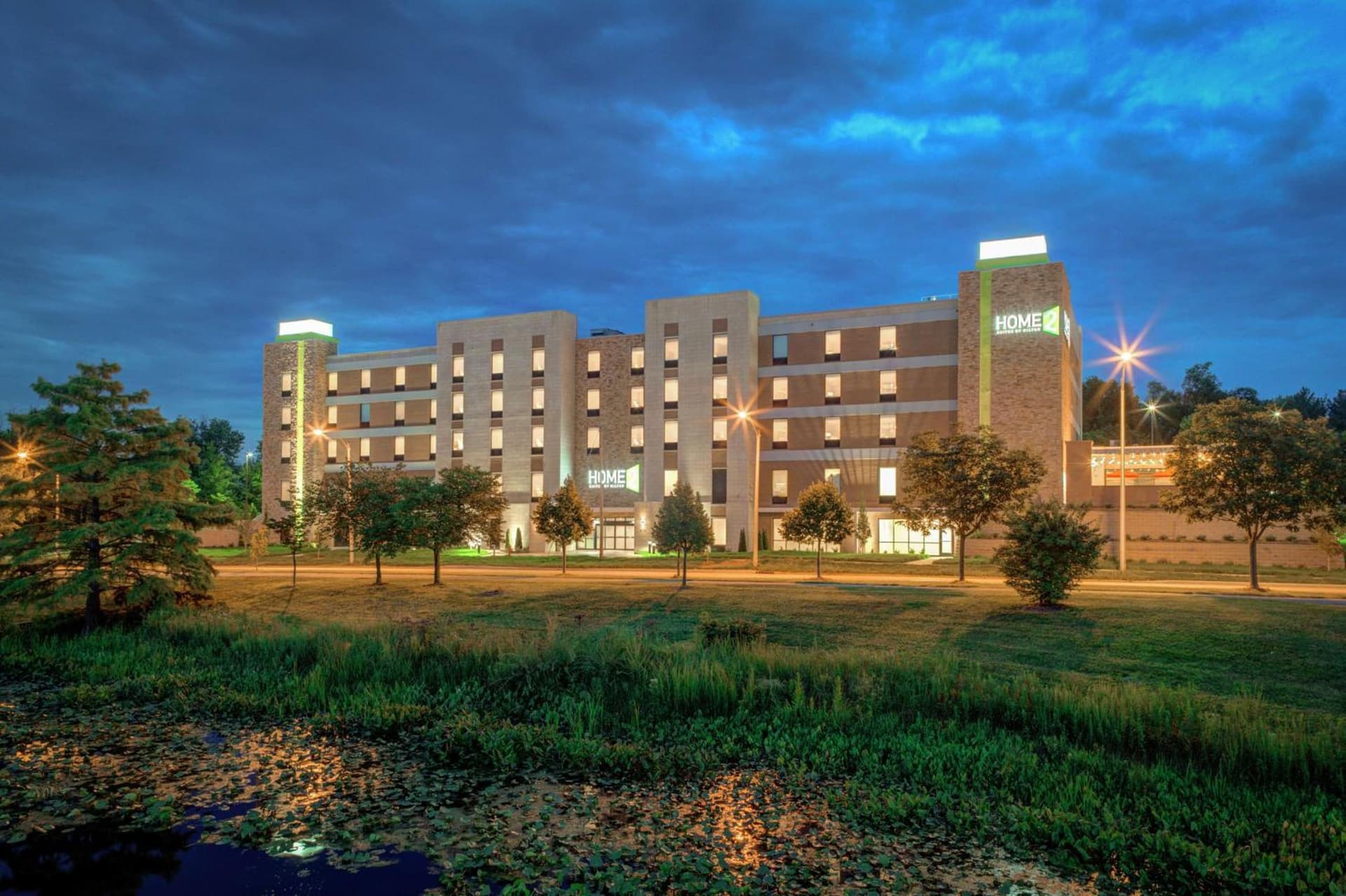 Home2 Suites by Hilton Bloomington featured exterior or lobby in Bloomington, IN — similar hotel