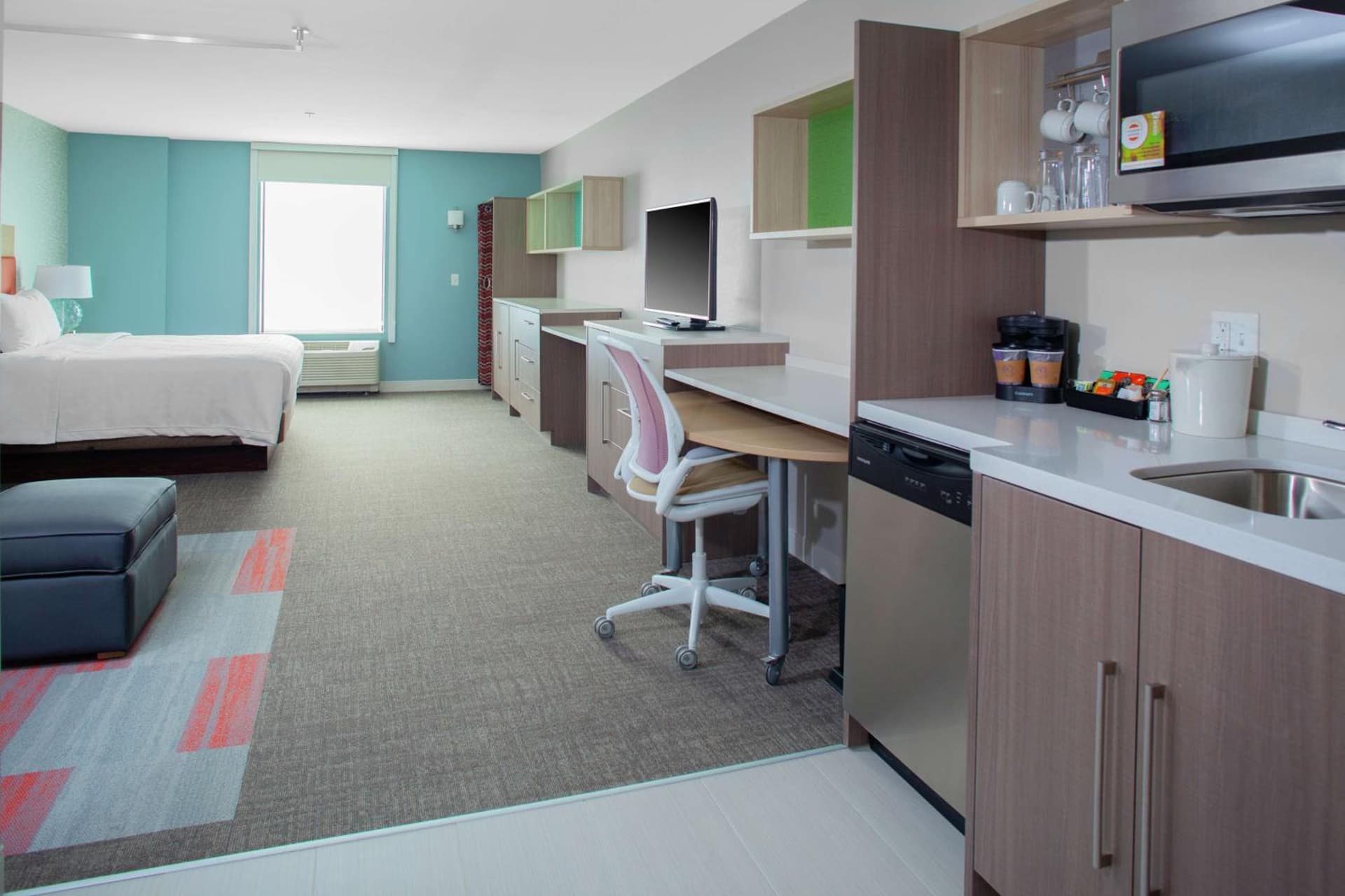 Home2 Suites by Hilton Bloomington interior in Bloomington, IN — gallery photo 2