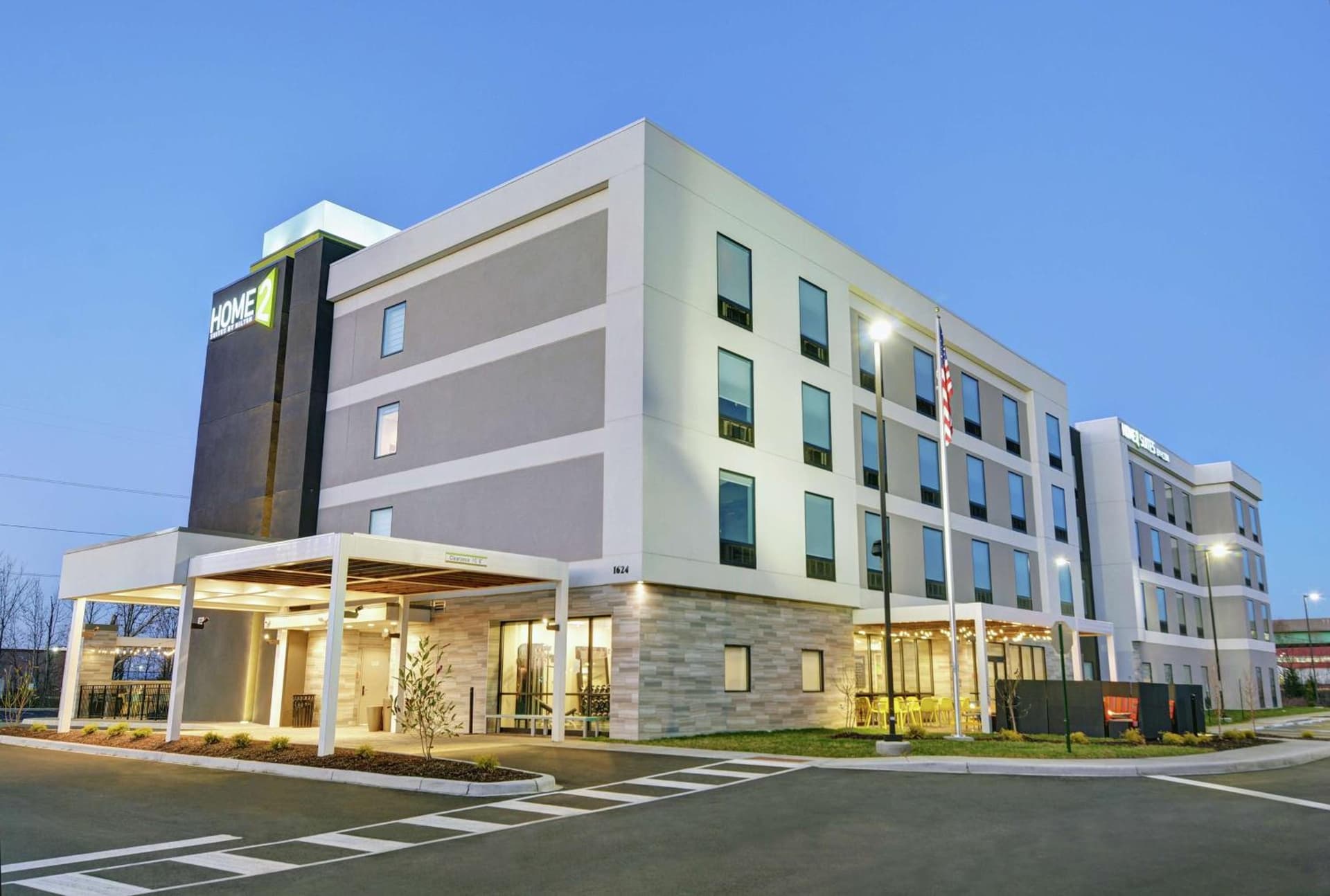 Home2 Suites By Hilton Clarksville Louisville North featured exterior or lobby in Clarksville, IN — similar hotel