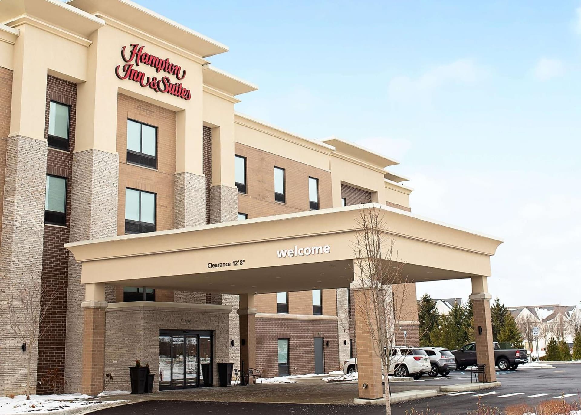 Hampton Inn and Suites Dundee featured exterior or lobby in Dundee, MI — similar hotel