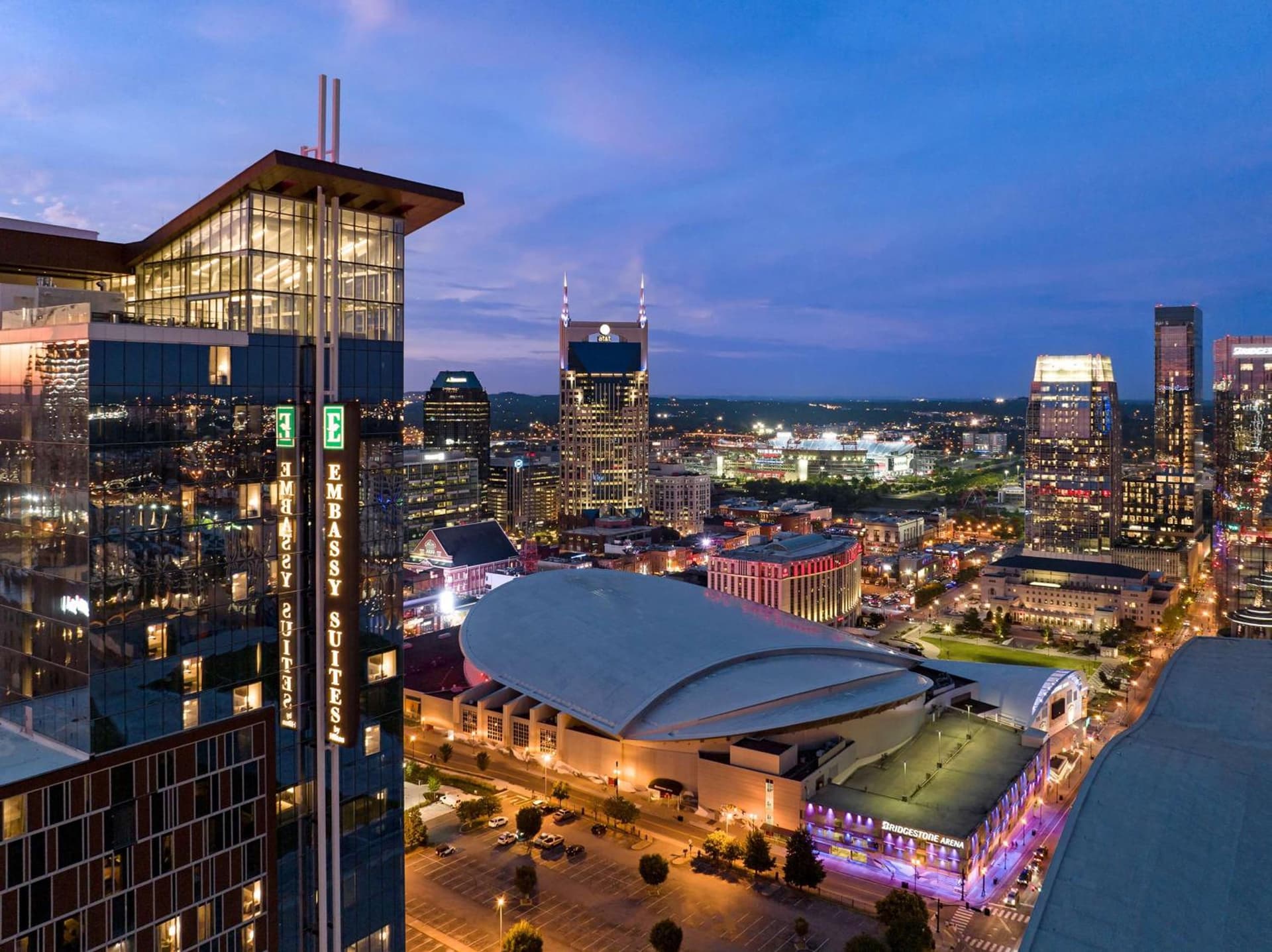 Embassy Suites by Hilton Nashville Downtown featured exterior or lobby in Nashville, TN — similar hotel