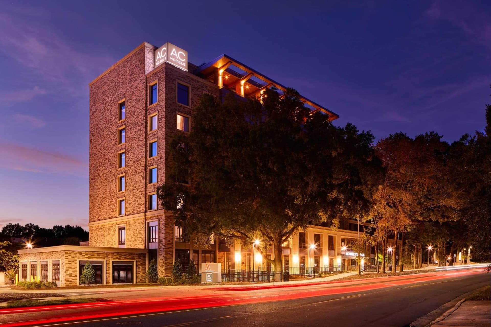 AC Hotel by Marriott Charlotte SouthPark featured exterior or lobby in Charlotte, NC — similar hotel