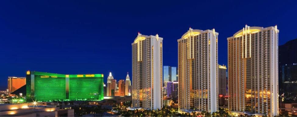 MGM Signature PH 30th floor Deluxe Studio apartment Strip Facing with Balcony featured exterior or lobby in Las Vegas, NV — similar hotel