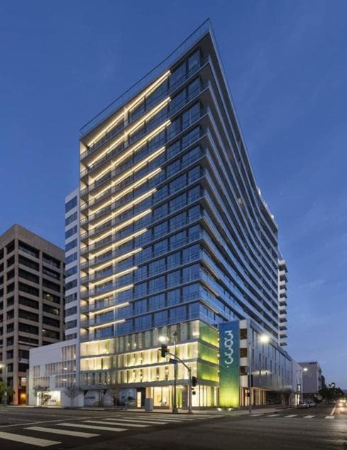 Modern Luxury 2 Bed with Panoramic City Views in Downtown LA featured exterior or lobby in Los Angeles, CA — similar hotel