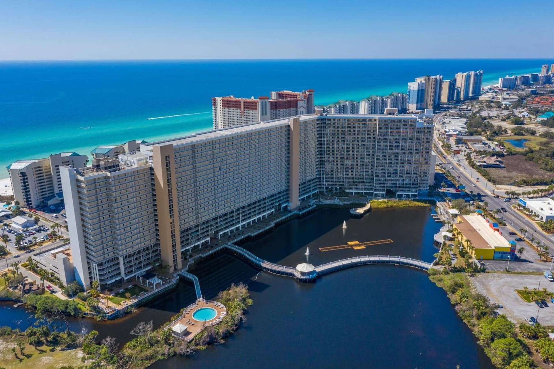 Hello Sunshine at Laketown Wharf #1830 by Nautical Properties featured exterior or lobby in Panama City Beach, FL — similar hotel