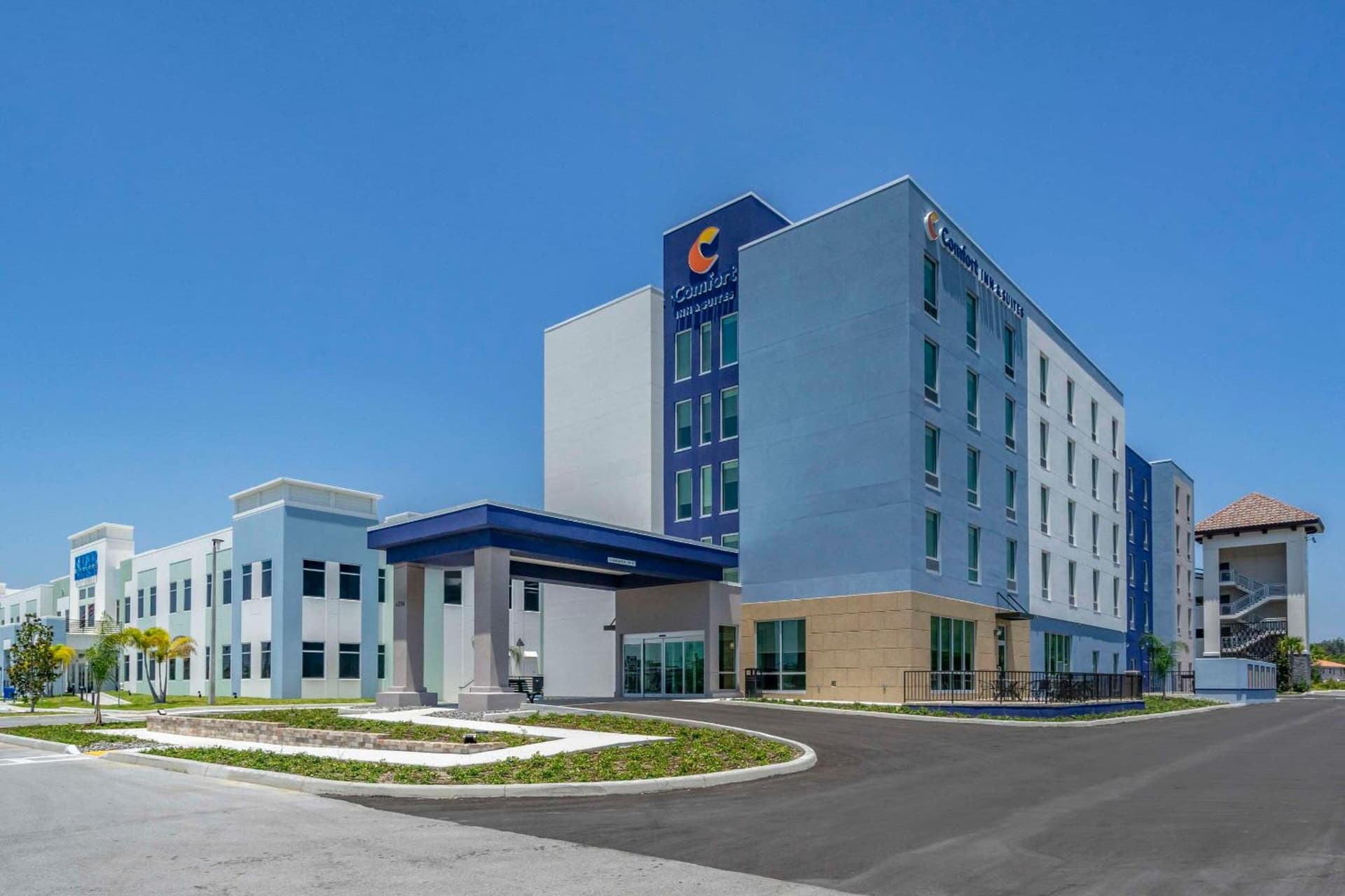 Comfort Inn & Suites New Port Richey Downtown District featured exterior or lobby in New Port Richey, FL — similar hotel