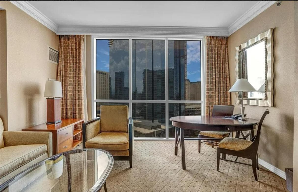 Signature MGM Suite with Strip and Sphere View property views in Las Vegas, NV — gallery photo 3
