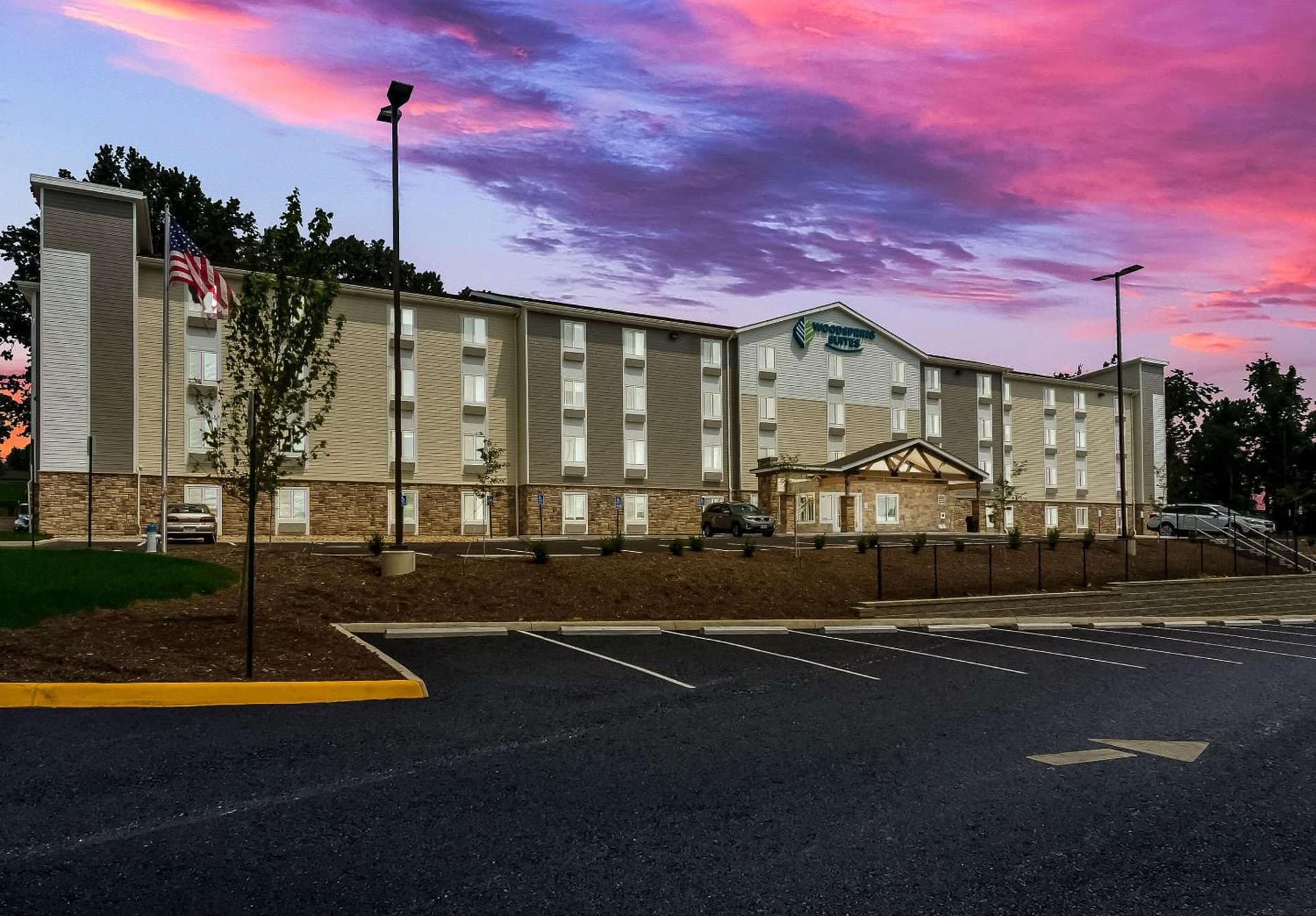 WoodSpring Suites Roanoke property views in Roanoke, VA — gallery photo 3