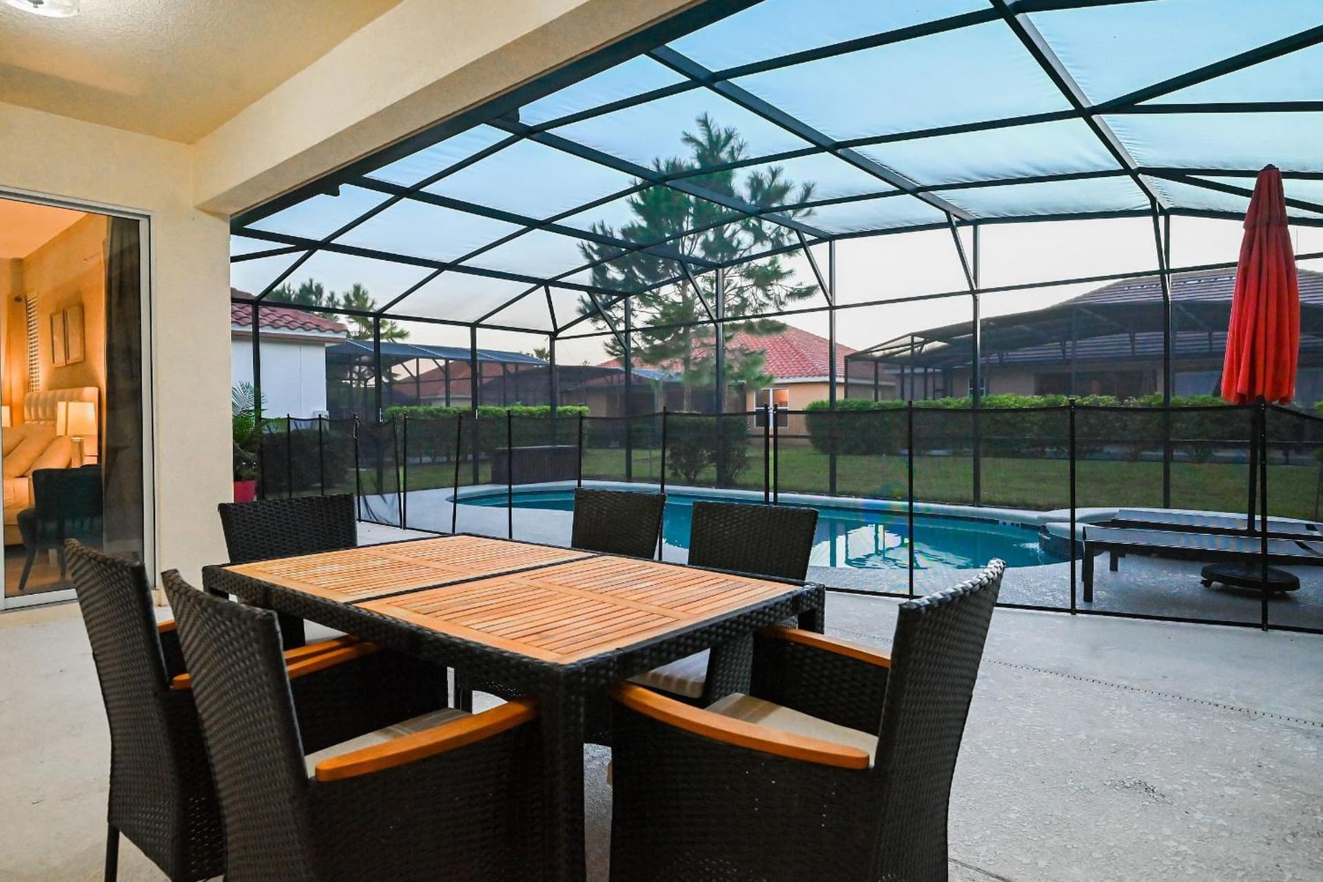 Stylish modern 4bd home with luxury resort featured exterior or lobby in Davenport, FL — similar hotel
