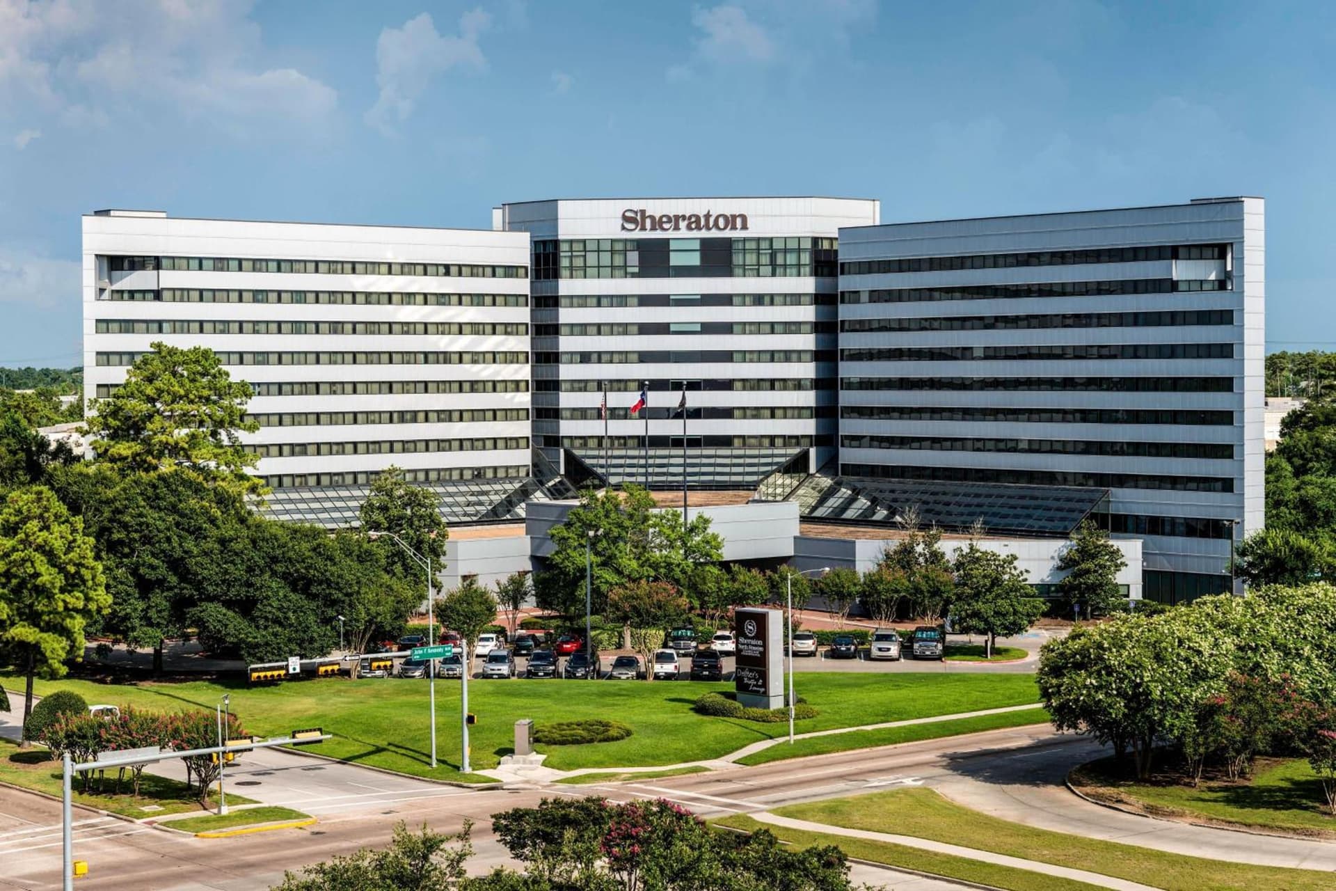 Sheraton North Houston at George Bush Intercontinental featured exterior or lobby in Houston, TX — similar hotel