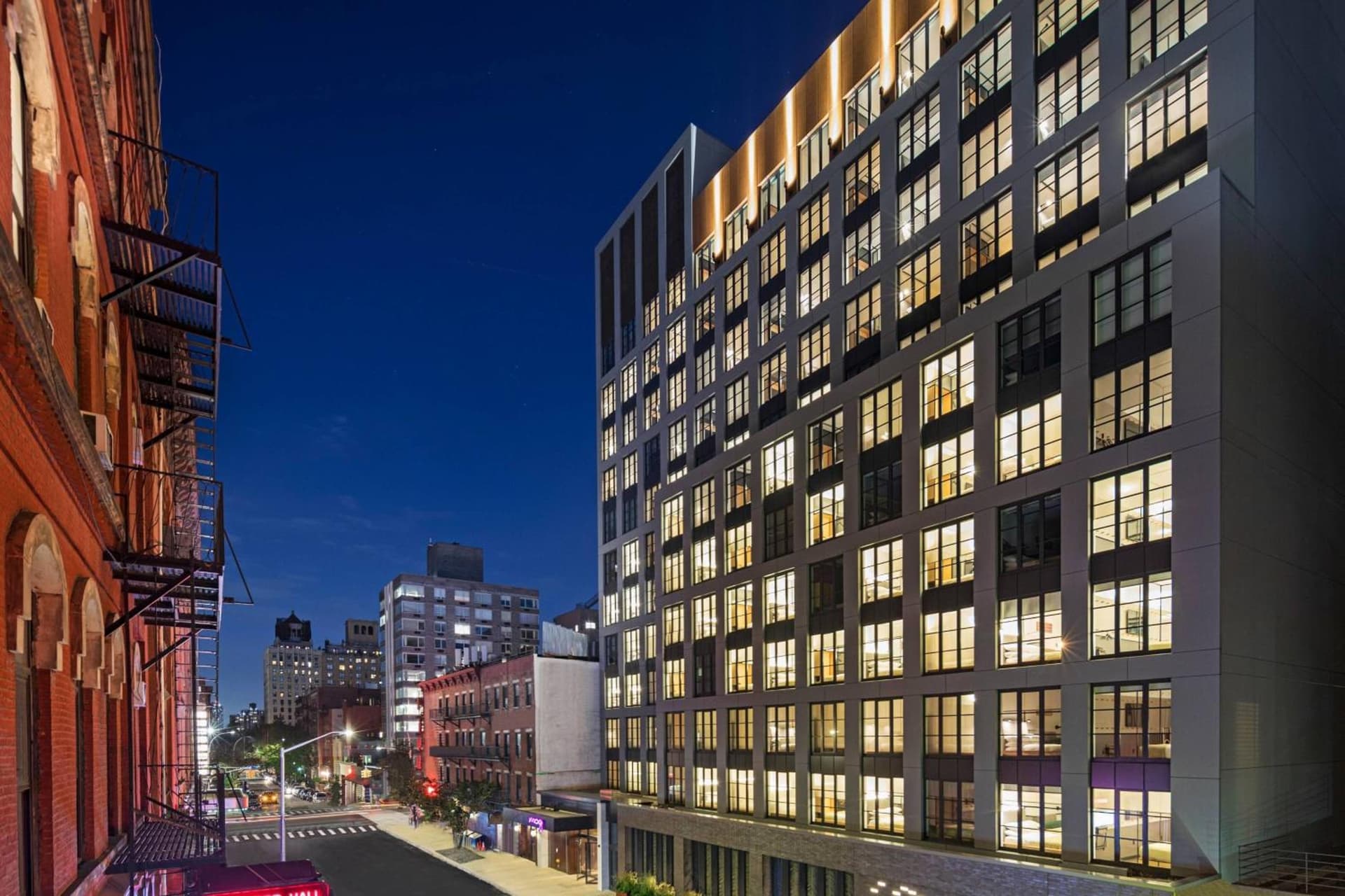 Moxy NYC East Village exterior or lobby in New York, NY — main listing photo