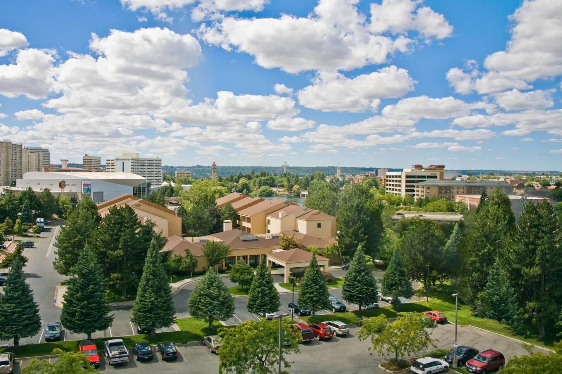 Courtyard by Marriott Spokane Downtown at the Convention Center featured exterior or lobby in Spokane, WA — similar hotel