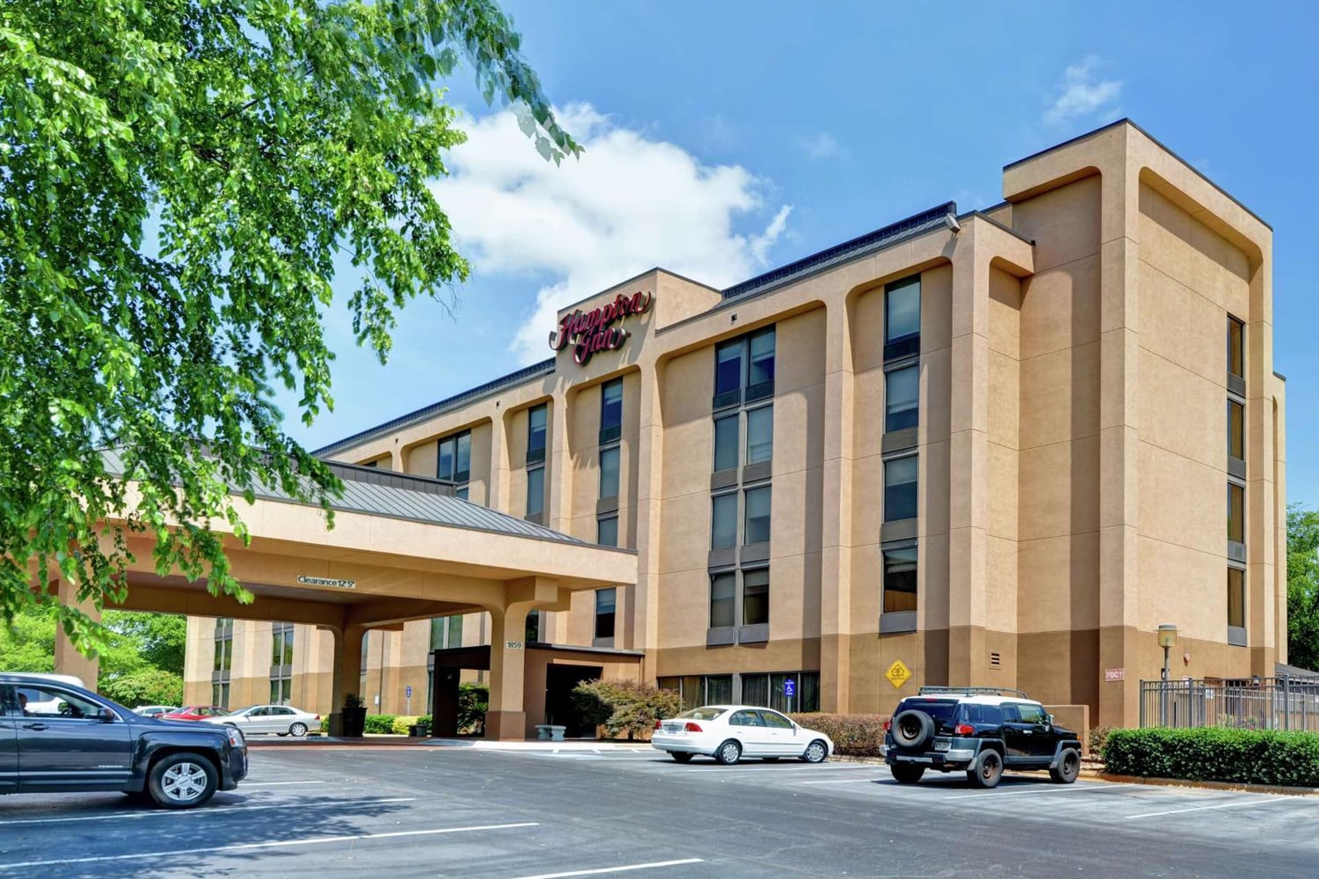 Hampton Inn Charlotte-Gastonia featured exterior or lobby in Gastonia, NC — similar hotel