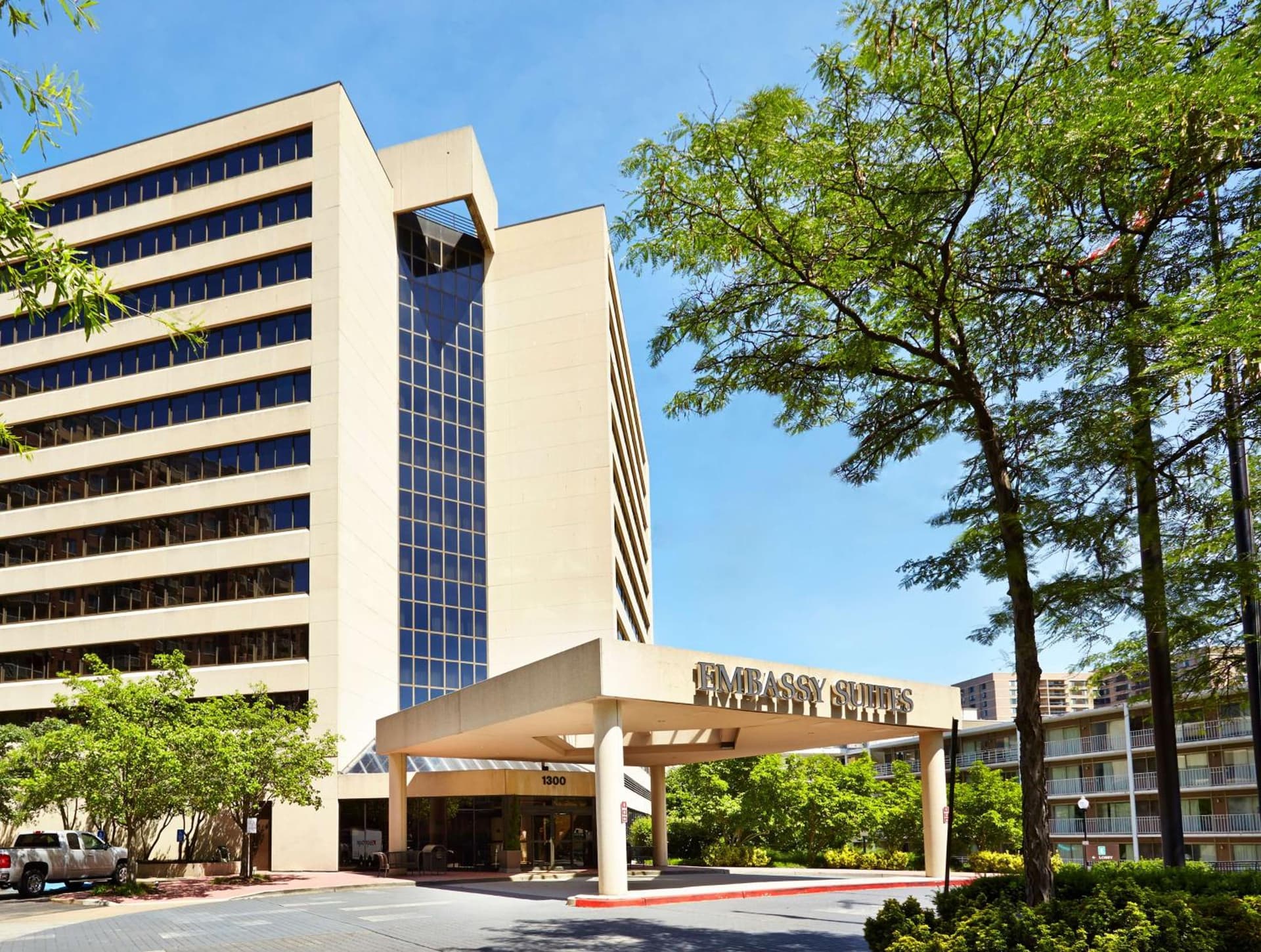 Embassy Suites by Hilton Crystal City National Airport featured exterior or lobby in Arlington, VA — similar hotel