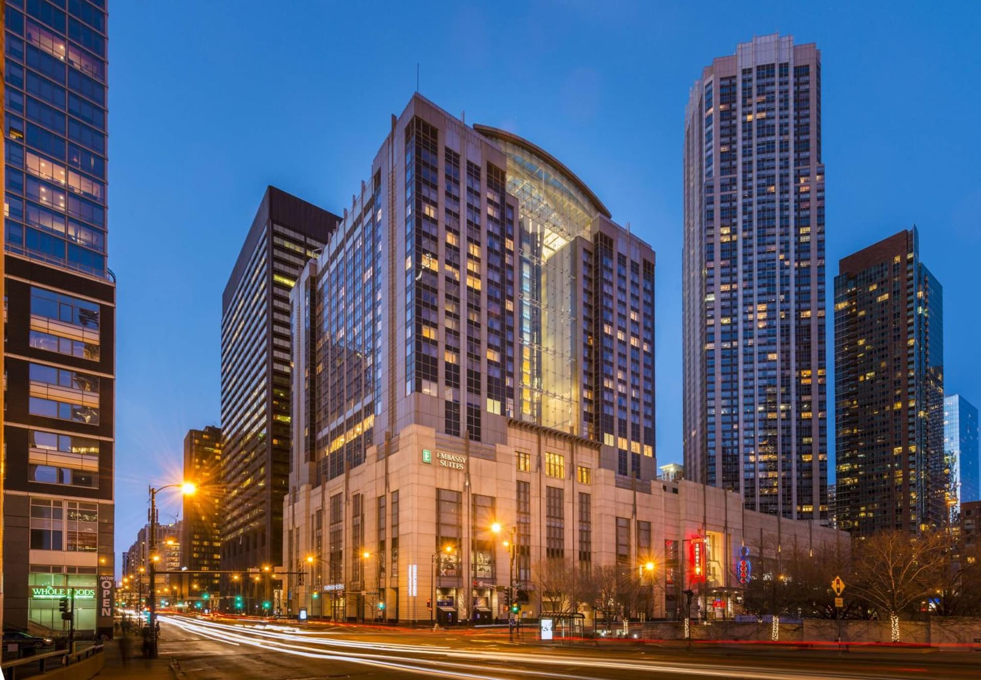 Embassy Suites by Hilton Chicago Downtown Magnificent Mile featured exterior or lobby in Chicago, IL — similar hotel