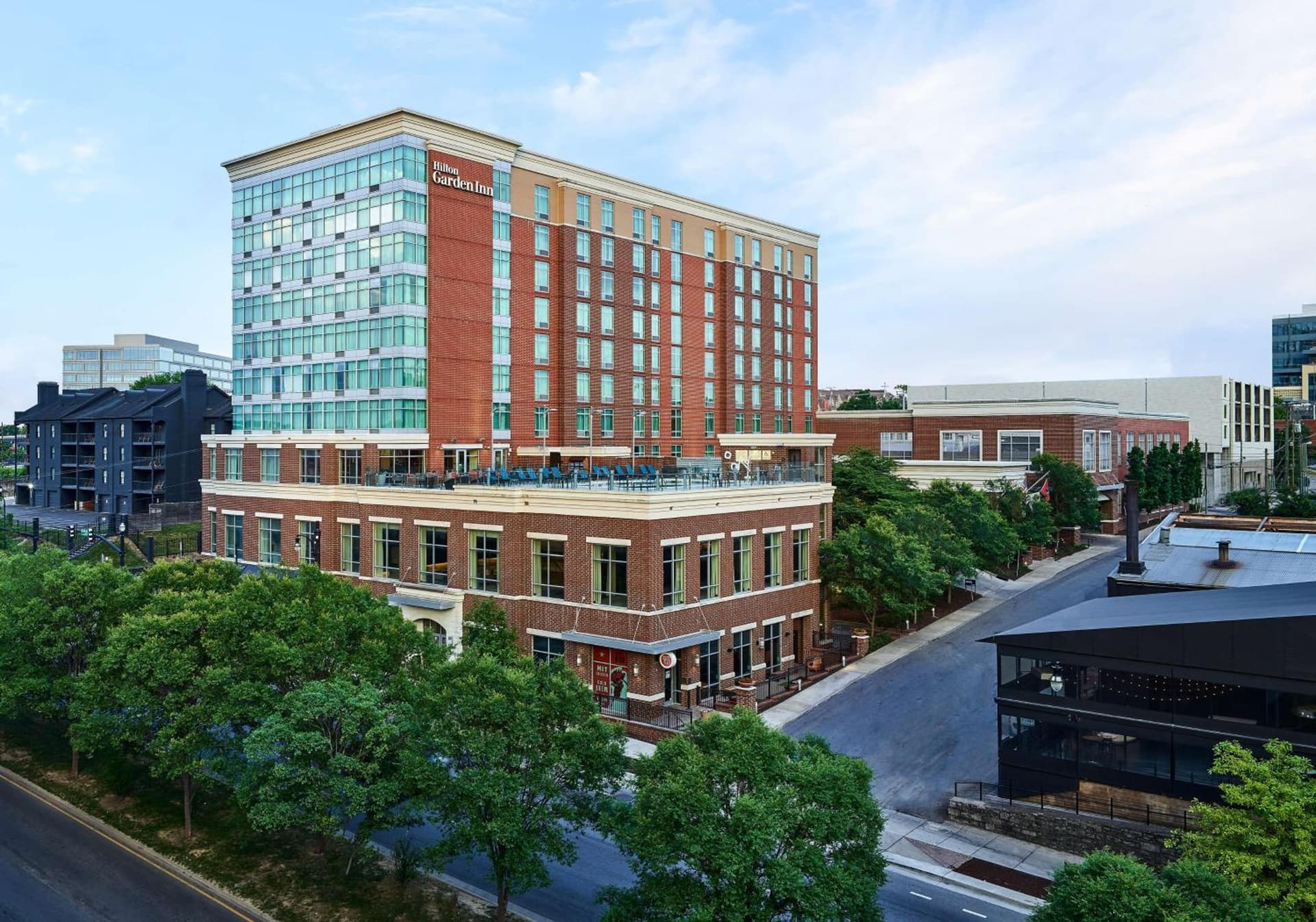 Hilton Garden Inn Nashville Downtown Convention Center featured exterior or lobby in Nashville, TN — similar hotel