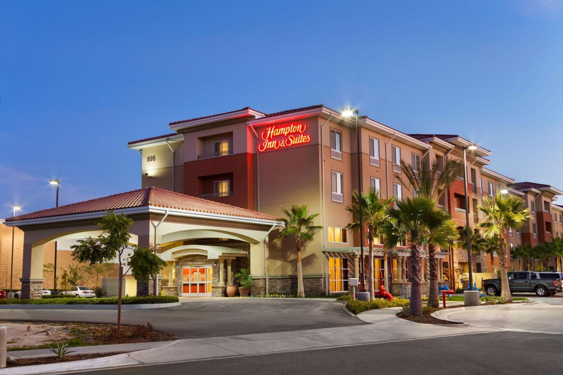 Hampton Inn & Suites San Bernardino exterior or lobby in San Bernardino, CA — main listing photo
