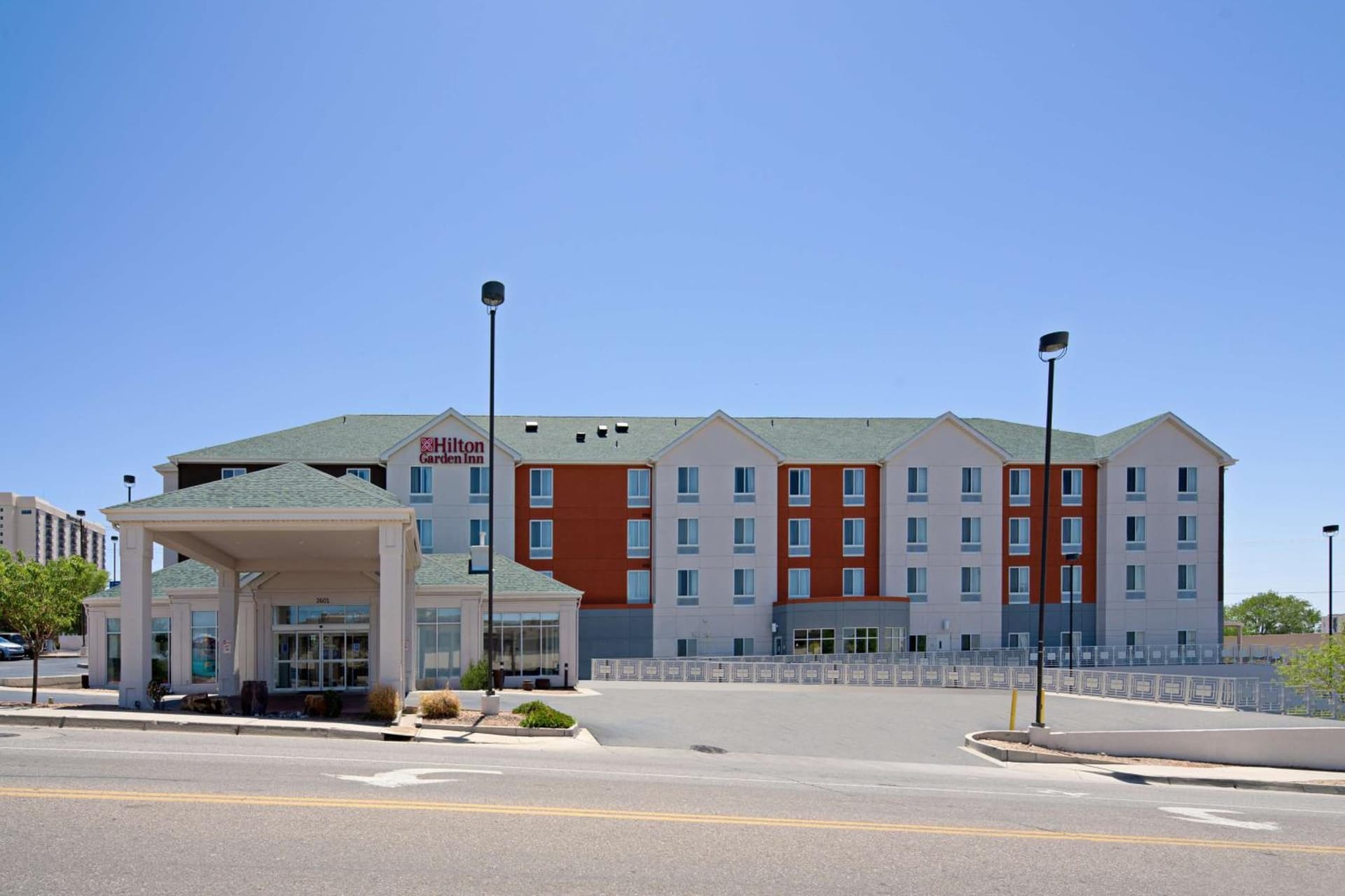 Hilton Garden Inn Albuquerque Airport featured exterior or lobby in Albuquerque, NM — similar hotel