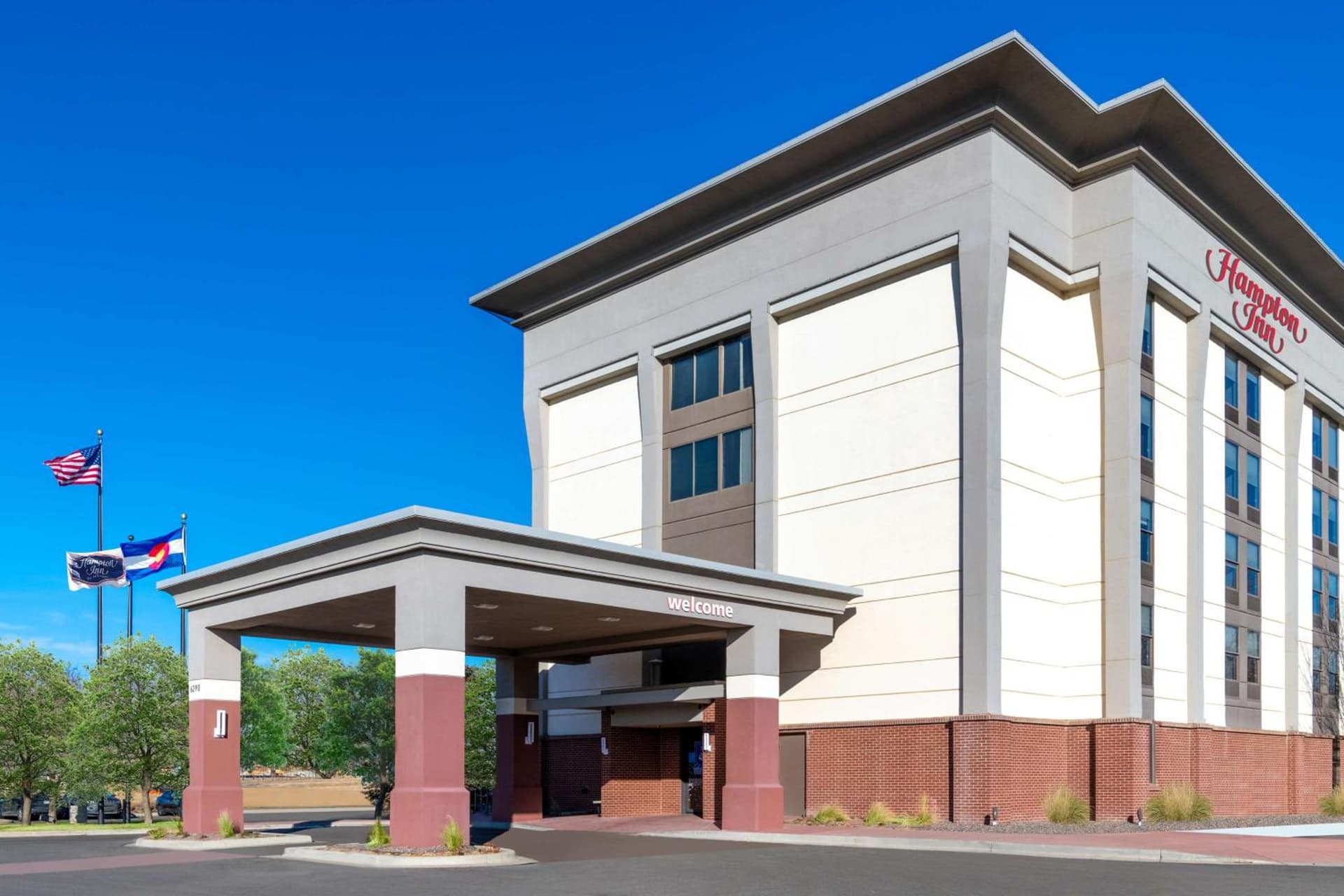 Hampton Inn Denver-International Airport featured exterior or lobby in Denver, CO — similar hotel