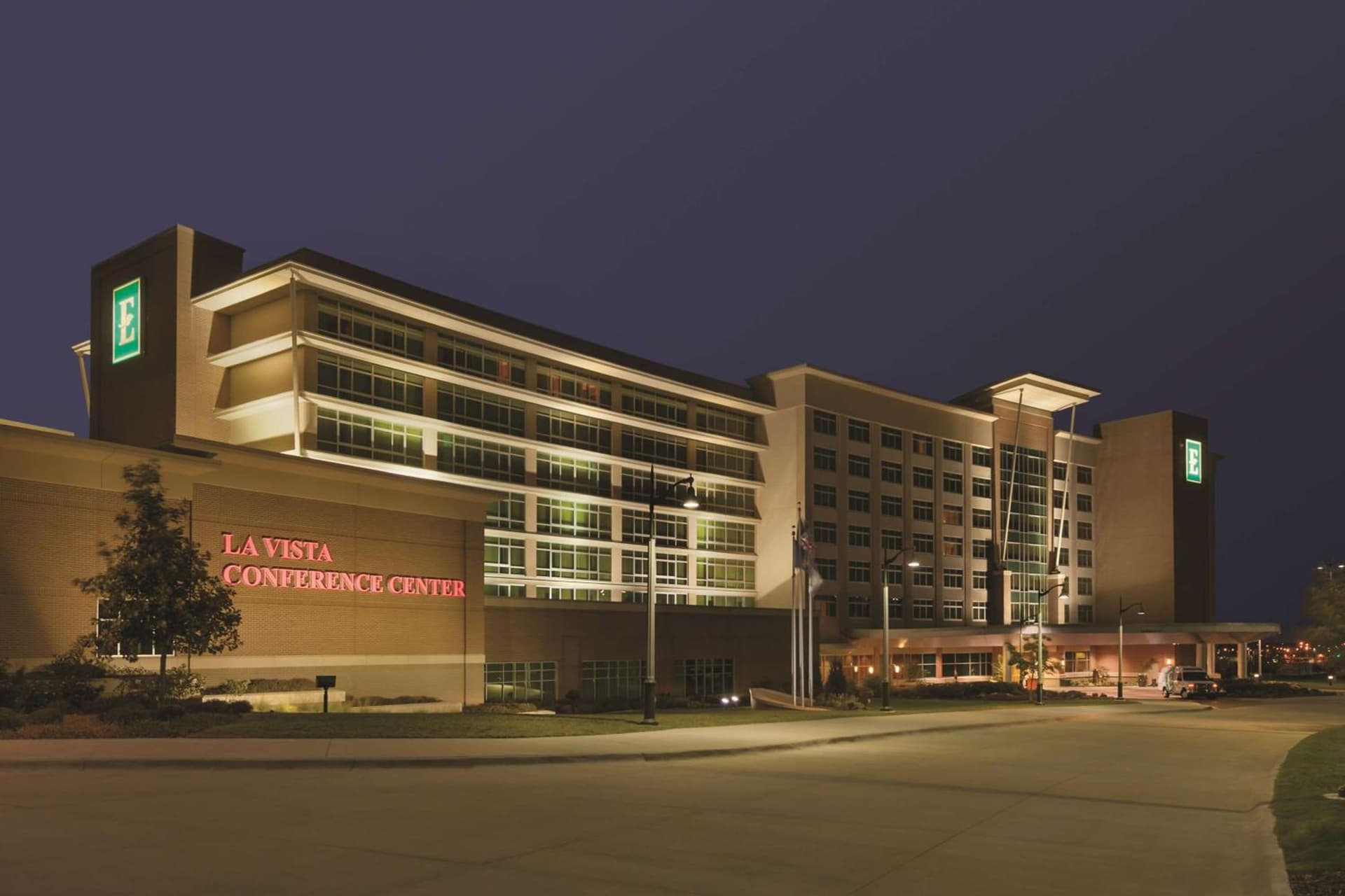 Embassy Suites Omaha- La Vista/ Hotel & Conference Center featured exterior or lobby in La Vista, NE — similar hotel