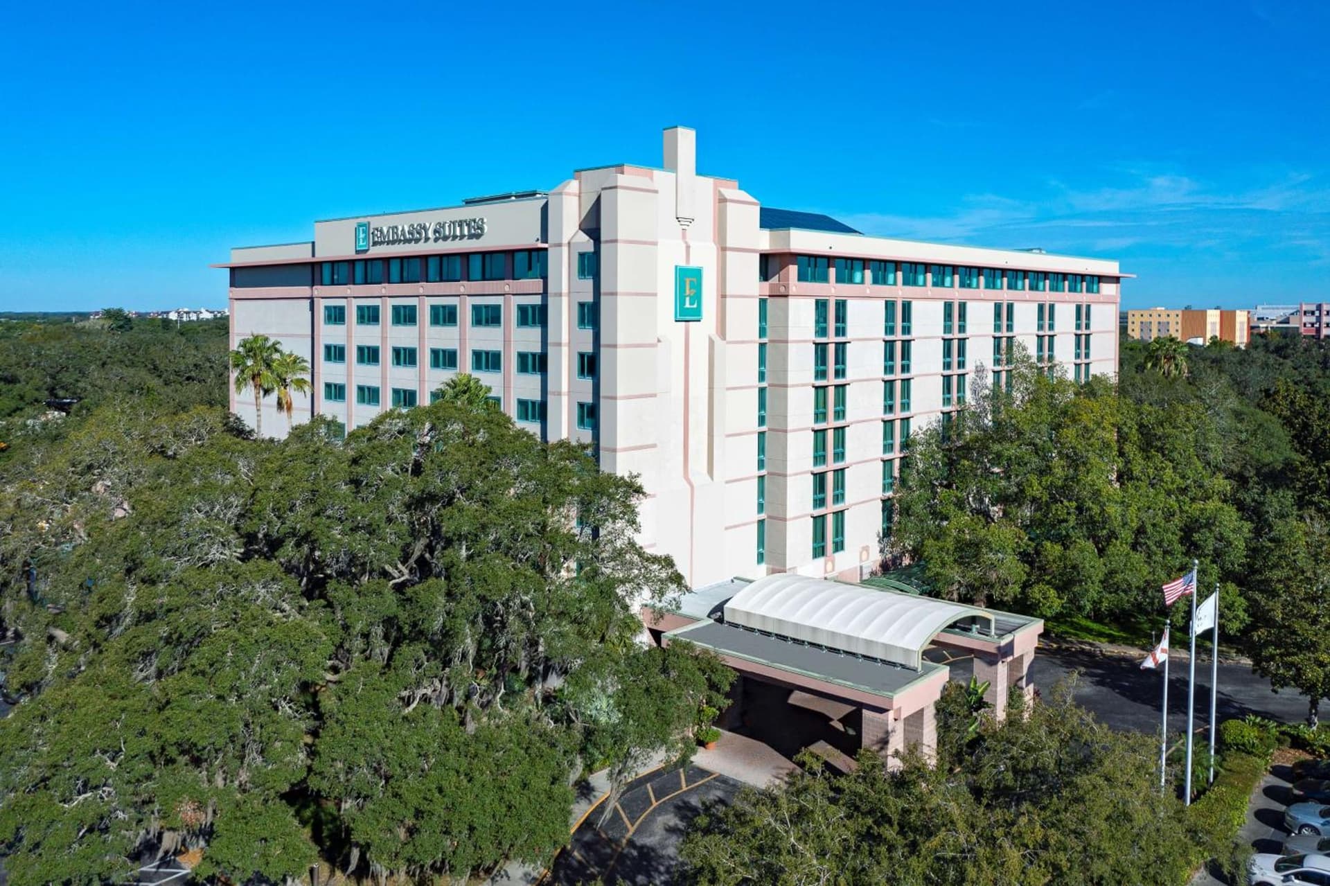 Embassy Suites by Hilton Tampa USF Near Busch Gardens featured exterior or lobby in Tampa, FL — similar hotel