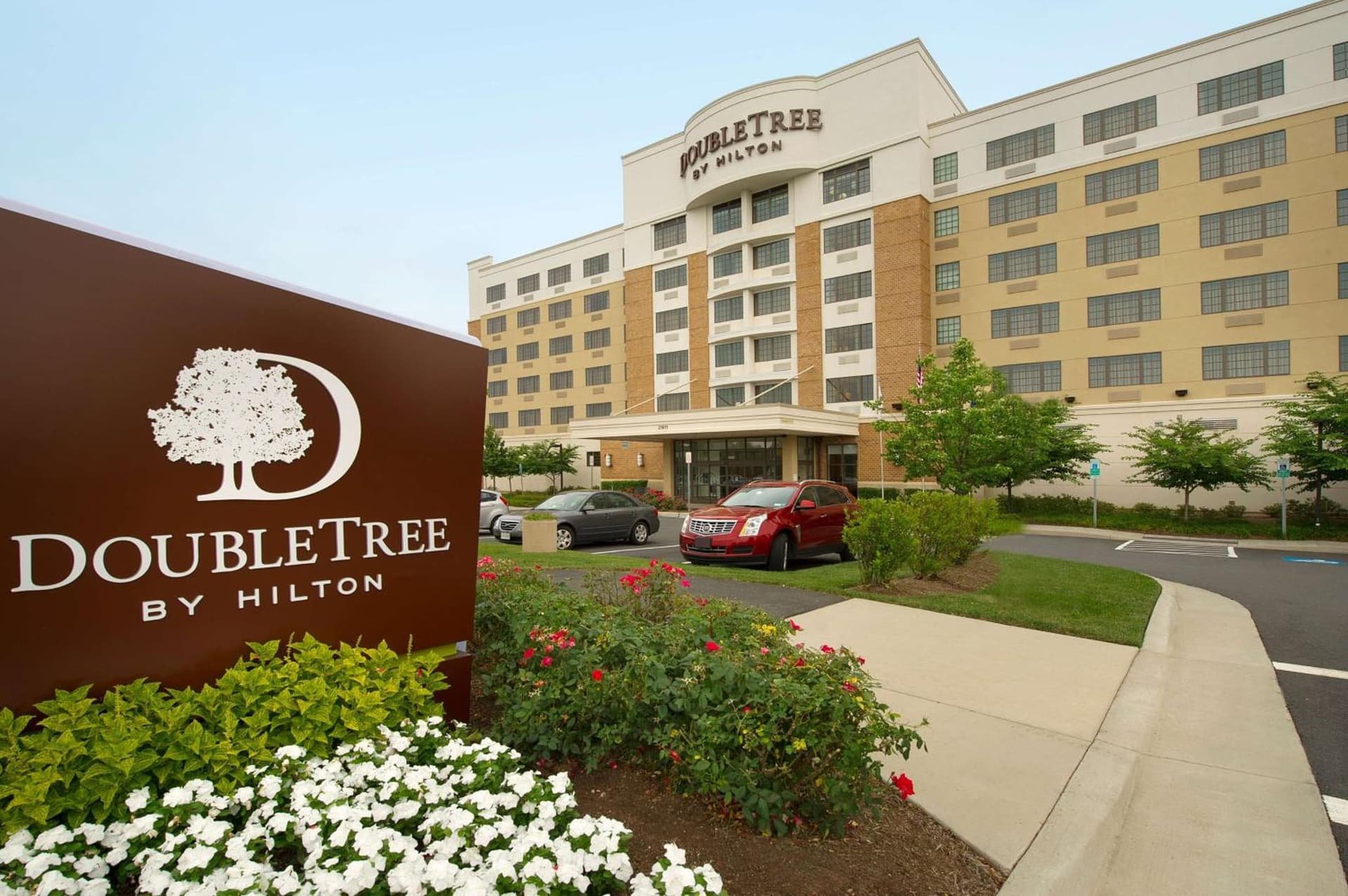 DoubleTree by Hilton Dulles Airport-Sterling featured exterior or lobby in Sterling, VA — similar hotel