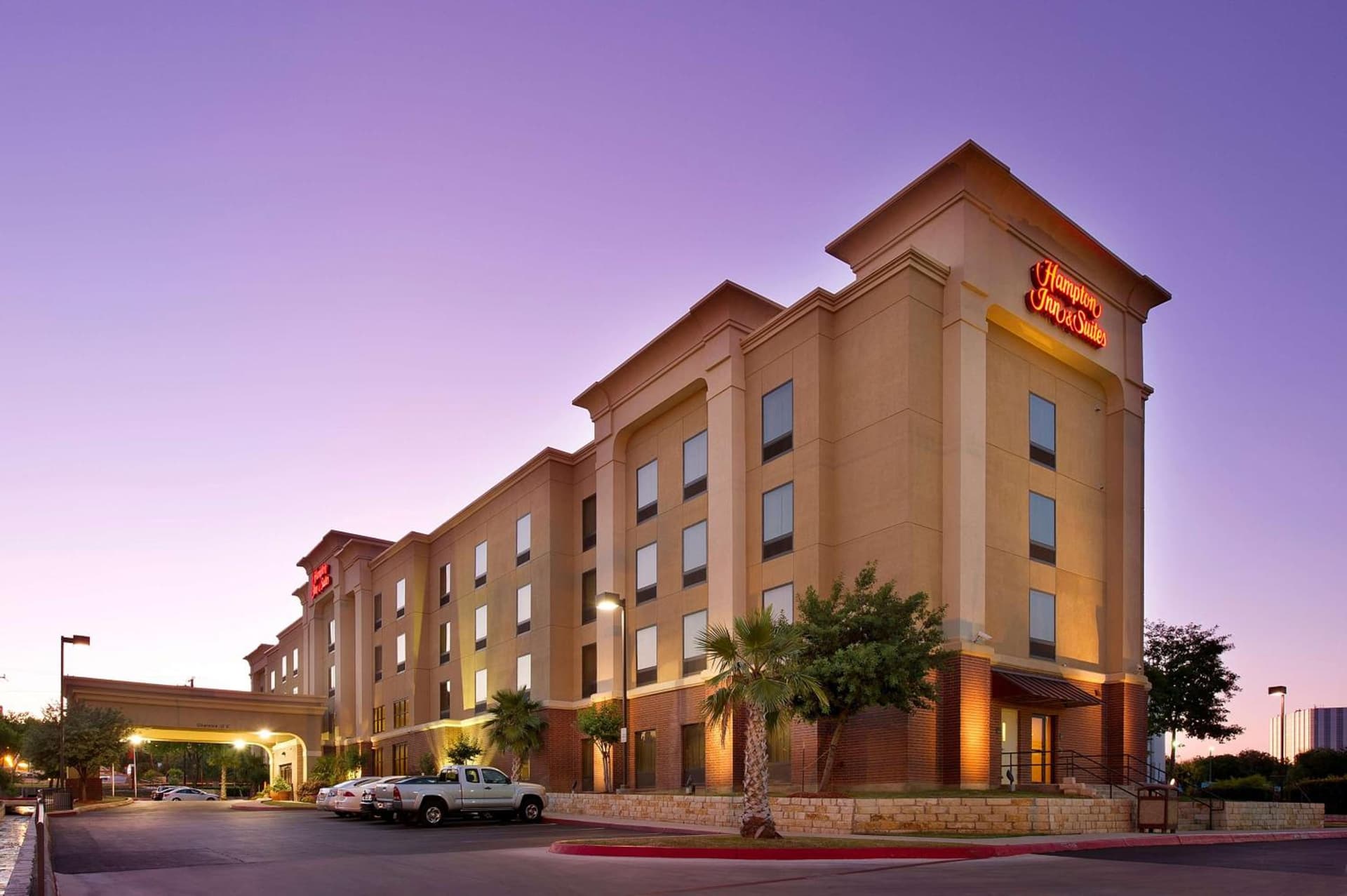 Hampton Inn and Suites San Antonio Airport featured exterior or lobby in San Antonio, TX — similar hotel
