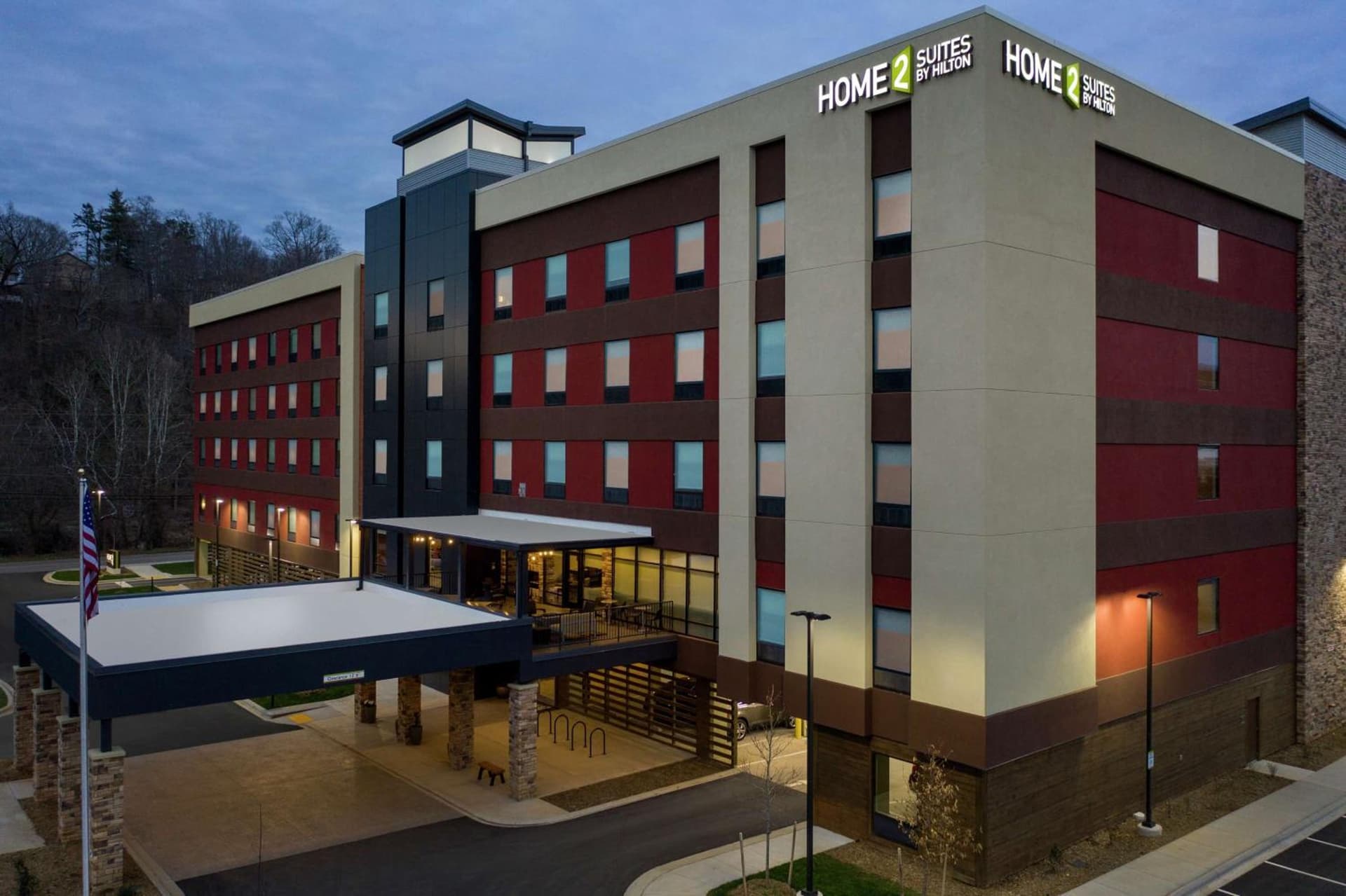 Home2 Suites By Hilton Asheville Biltmore Village property views in Asheville, NC — gallery photo 3