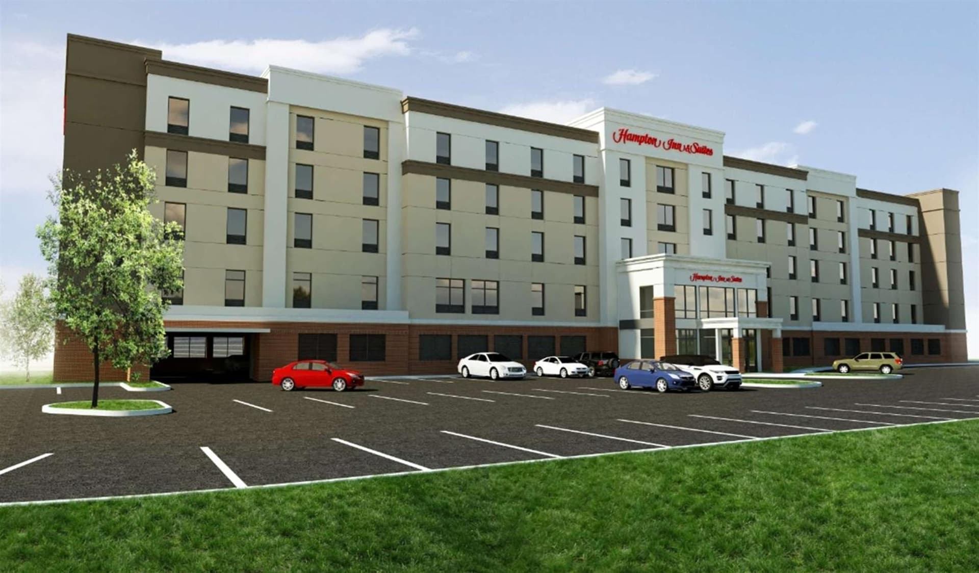 Hampton Inn & Suites Pittsburgh Airport South/Settlers Ridge featured exterior or lobby in Robinson Township, PA — similar hotel
