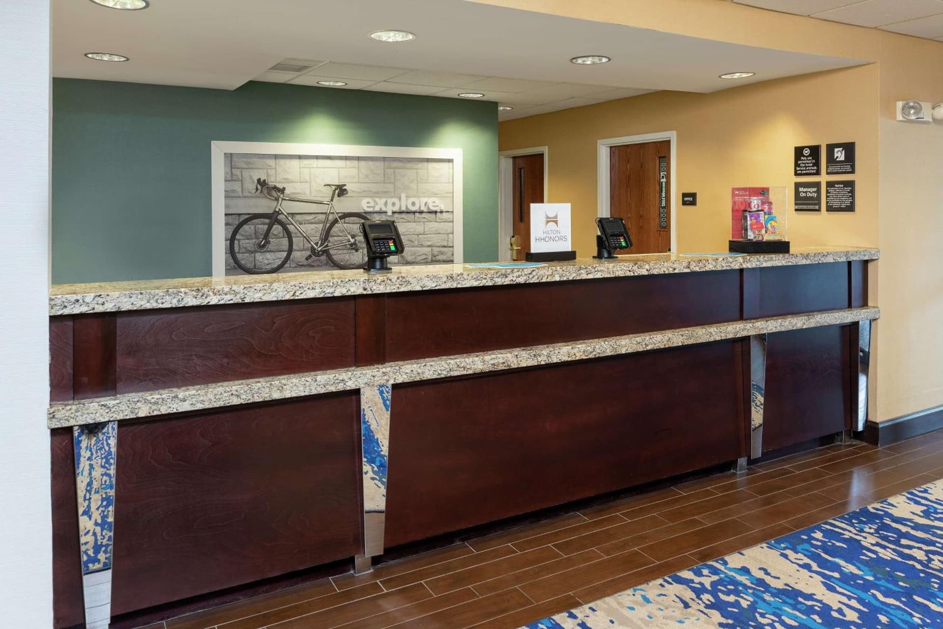 Hampton Inn East Lansing interior in East Lansing, MI — gallery photo 2