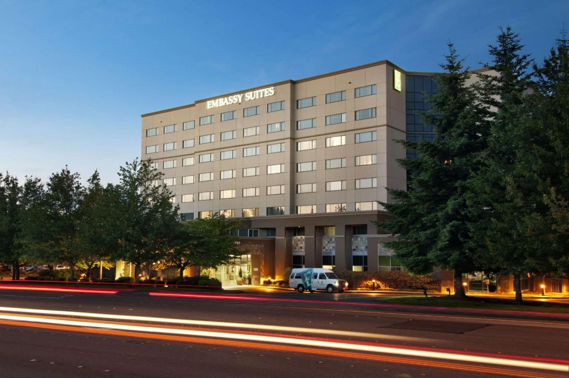 Embassy Suites By Hilton Seattle - Tacoma International Airport featured exterior or lobby in Tukwila, WA — similar hotel