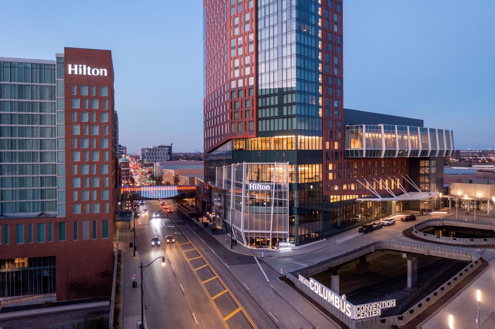 Hilton Columbus Downtown property views in Columbus, OH — gallery photo 3