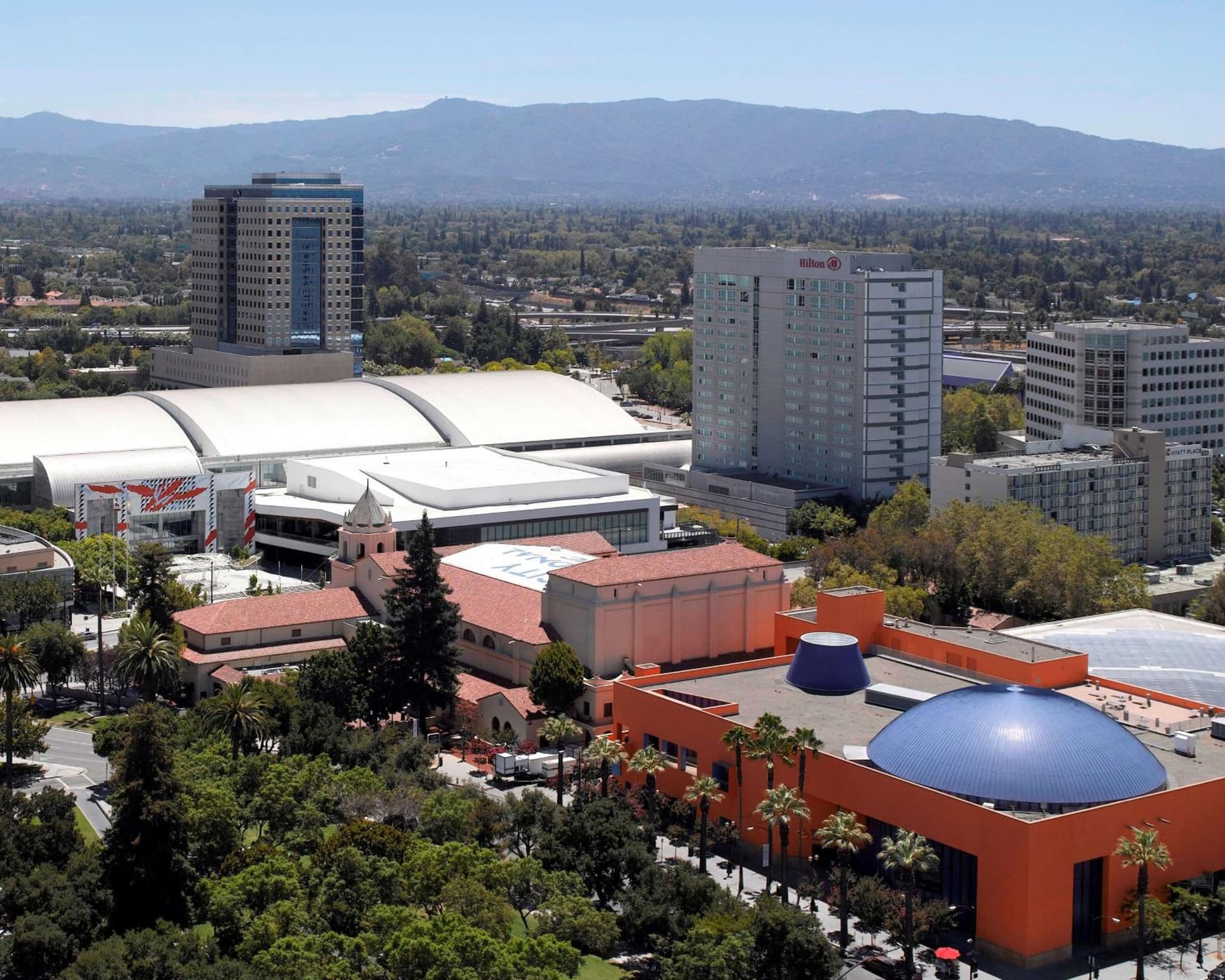 Hilton San Jose property views in San Jose, CA — gallery photo 3