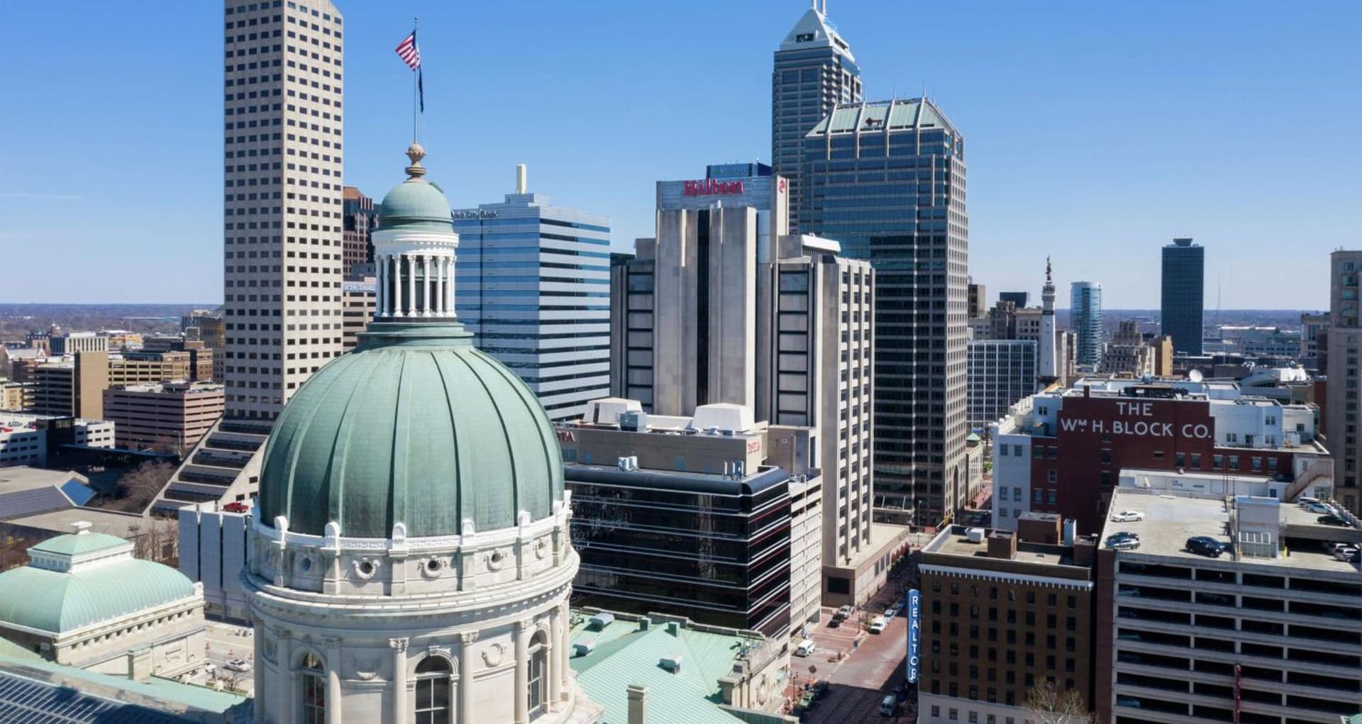 Hilton Indianapolis Hotel & Suites property views in Indianapolis, IN — gallery photo 3